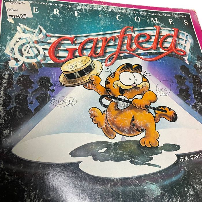 Garfield Vintage 1982 Here Comes Garfield Lou Rawls Vinyl Rare | Grailed