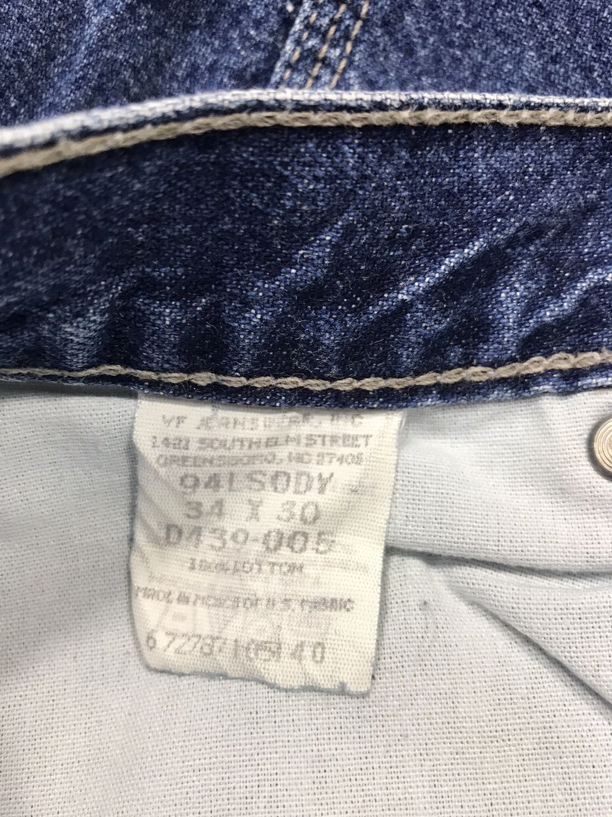 Vintage × Wrangler 90s Wrangler Jean Co Bushpant Carpenter Western Denim Size US 34 / EU 50 - 7 Thumbnail