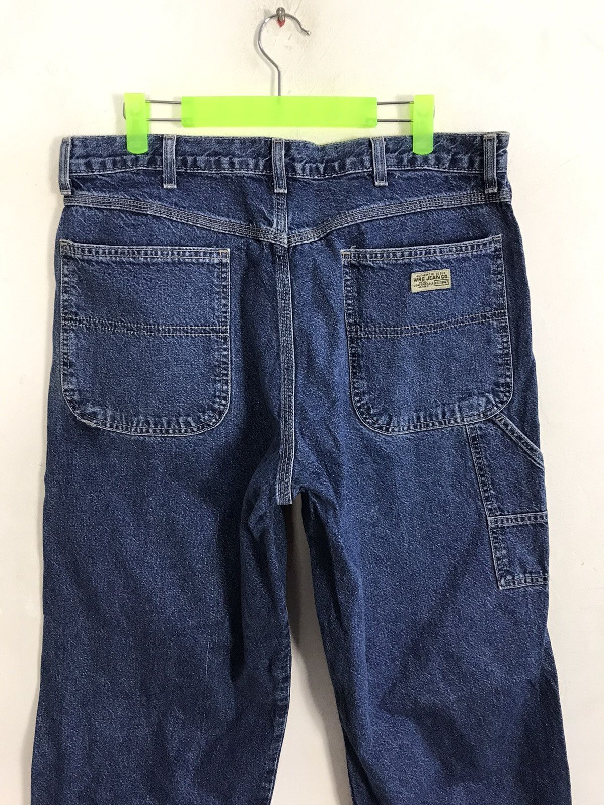 Vintage × Wrangler 90s Wrangler Jean Co Bushpant Carpenter Western Denim Size US 34 / EU 50 - 4 Thumbnail