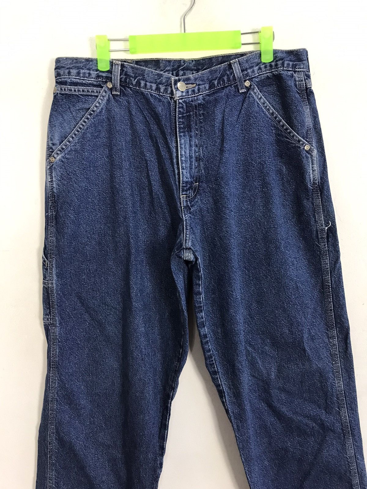 Vintage × Wrangler 90s Wrangler Jean Co Bushpant Carpenter Western Denim Size US 34 / EU 50 - 3 Thumbnail