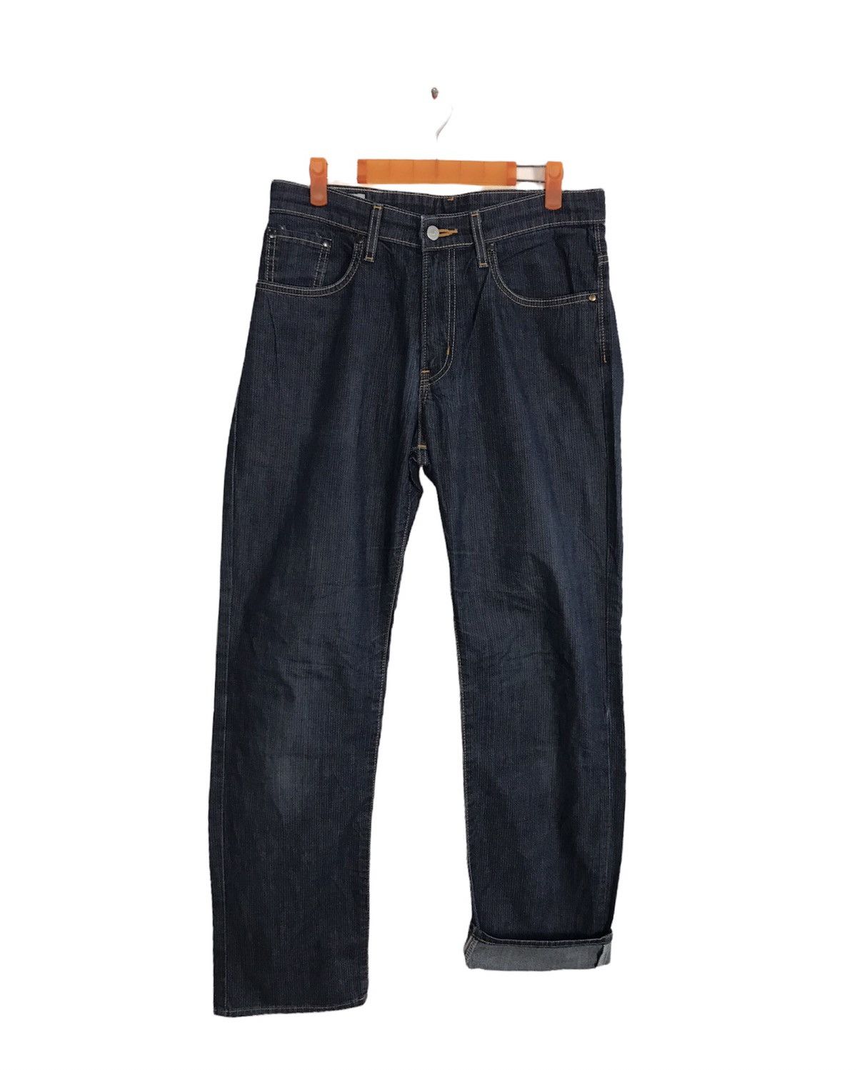 Edwin Edwin Lot 404S Straight Cut Style Pants Distressed Jeans Size US 30 / EU 46 - 1 Thumbnail