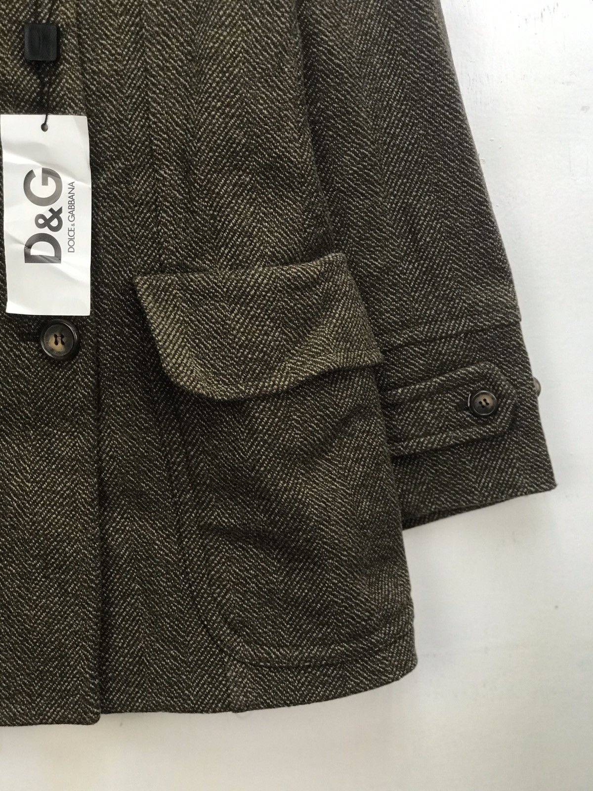 Designer Dolce & Gabbana Basic Pea Coat Size S / US 4 / IT 40 - 4 Thumbnail