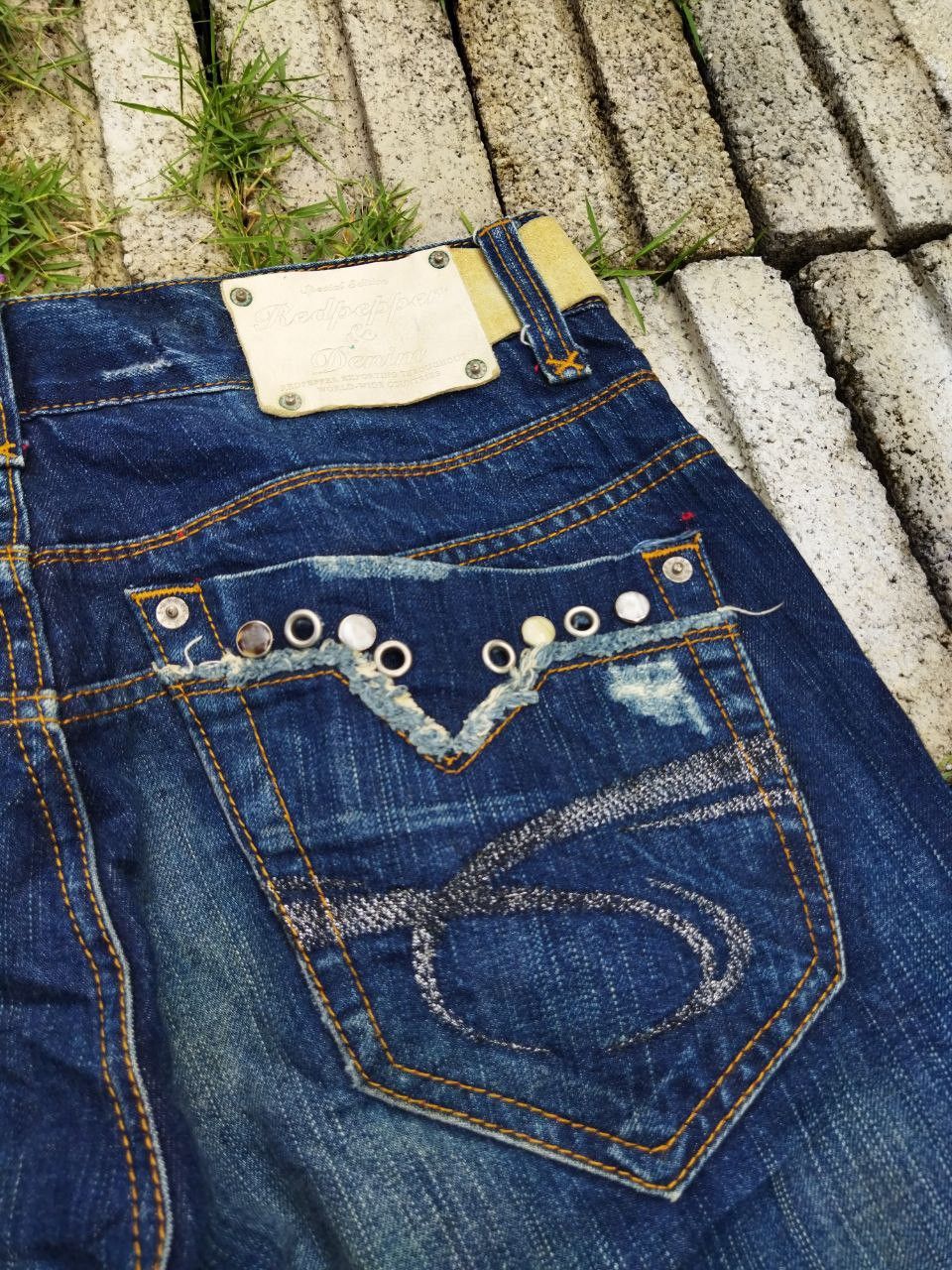 If Six Was Nine Vintage Red Pepper Japan Special Edition Jeans Size US 32 / EU 48 - 14 Thumbnail