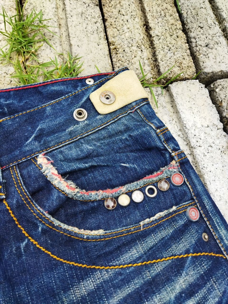 If Six Was Nine Vintage Red Pepper Japan Special Edition Jeans Size US 32 / EU 48 - 7 Thumbnail