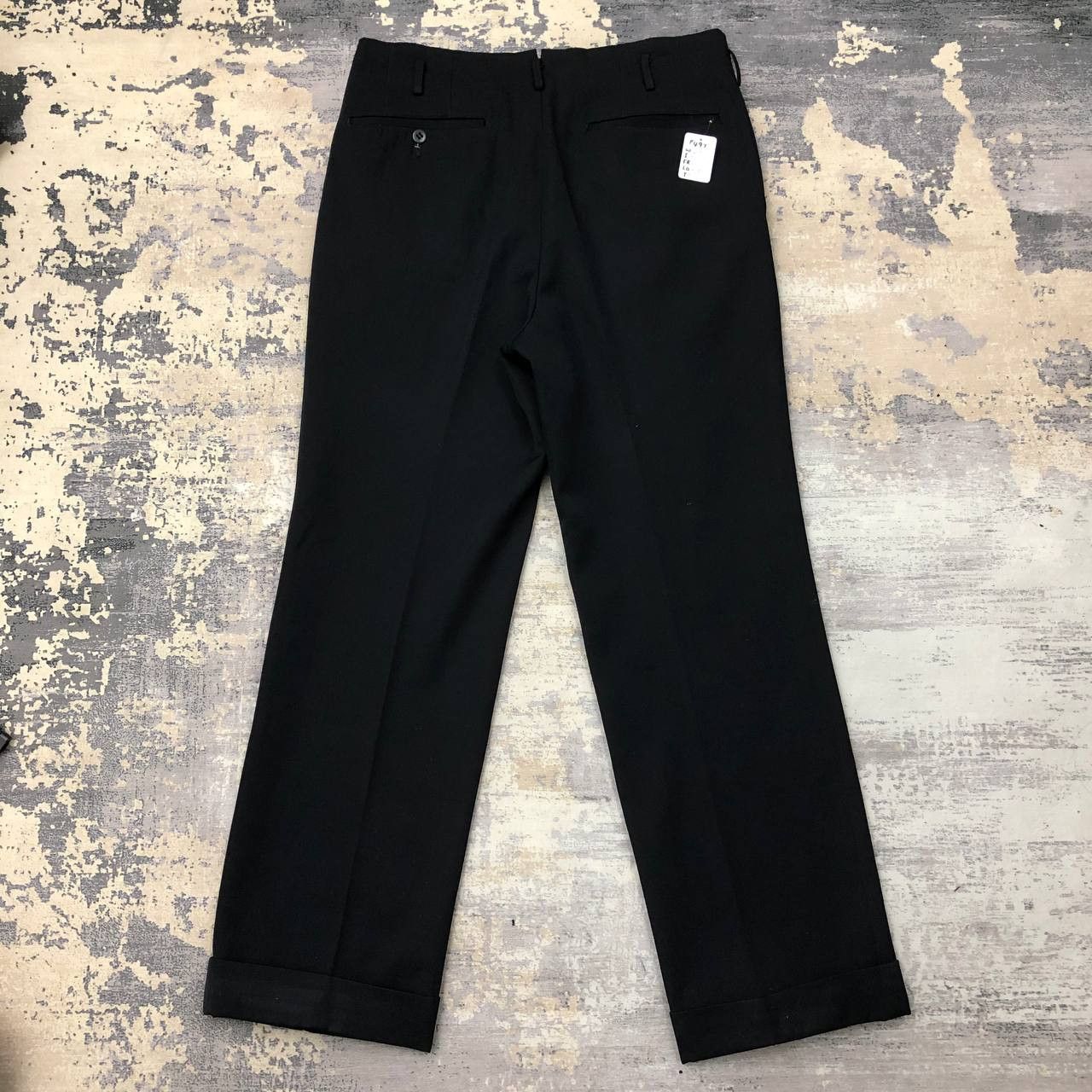 Vintage P497 VTG WOOL CASUAL PANTS Size US 30 / EU 46 - 2 Thumbnail