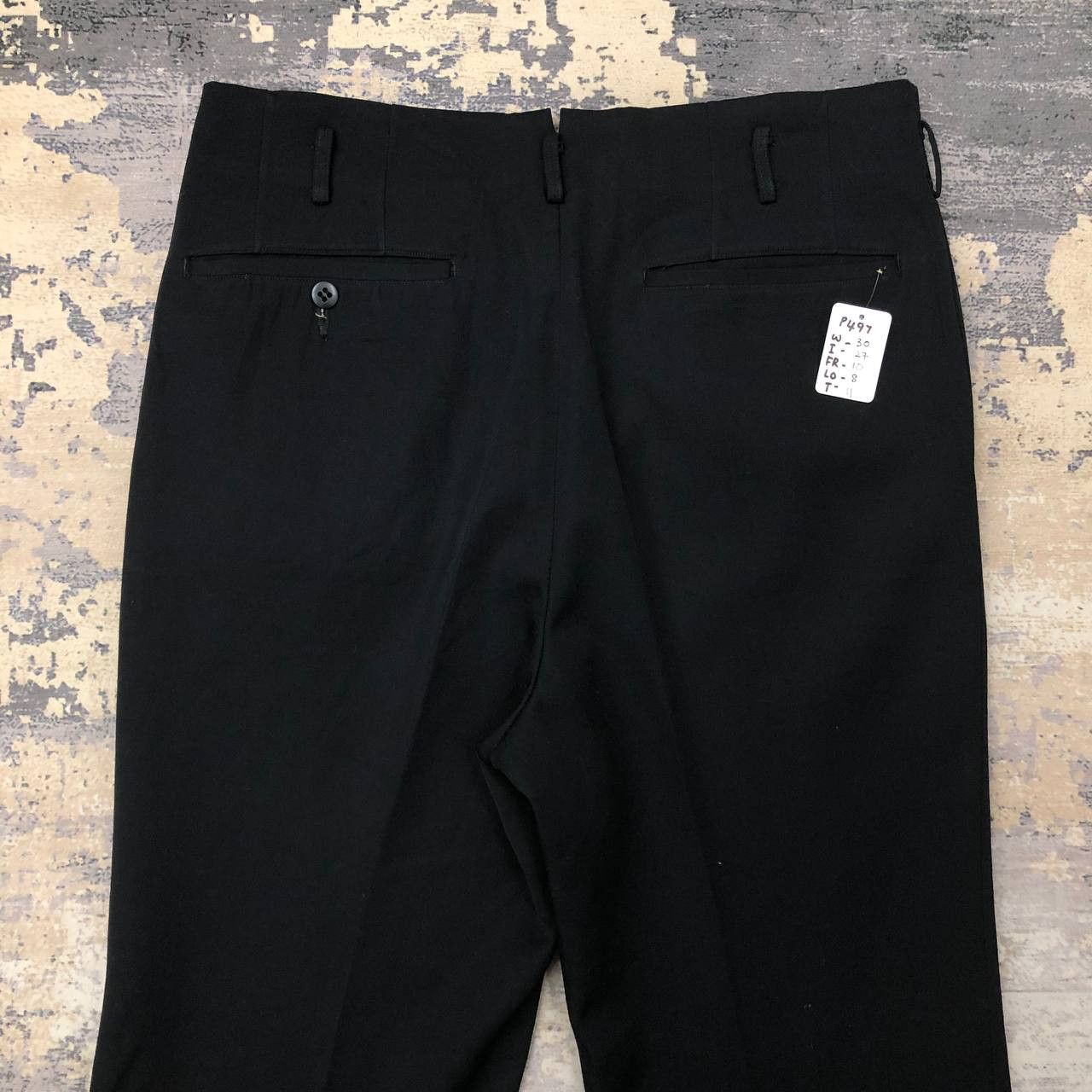Vintage P497 VTG WOOL CASUAL PANTS Size US 30 / EU 46 - 4 Thumbnail