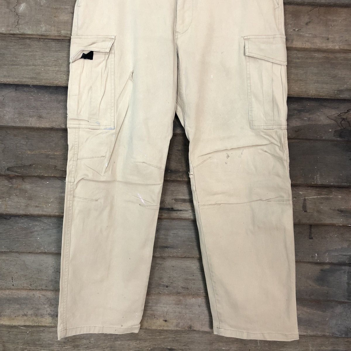 Japanese Brand Japan Brown Multipocket Tactical Cargo Pants #c997 Size US 33 - 3 Thumbnail