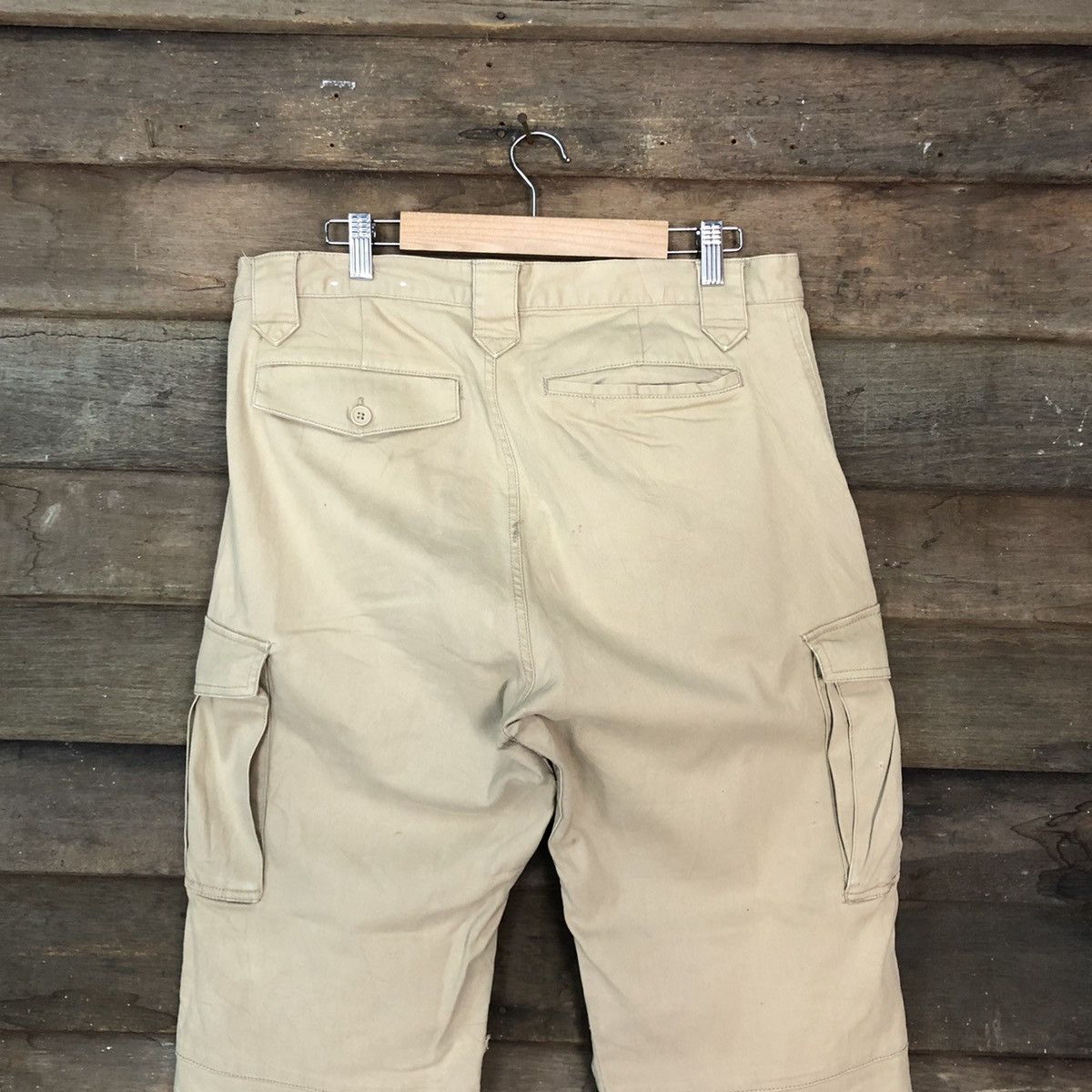 Japanese Brand Japan Brown Multipocket Tactical Cargo Pants #c997 Size US 33 - 9 Thumbnail