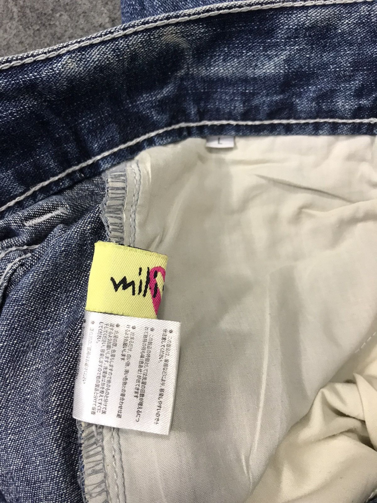 Japanese Brand Mili Mili Regular Fits Zipper With Buckle Distressed Denim Size US 32 / EU 48 - 8 Thumbnail