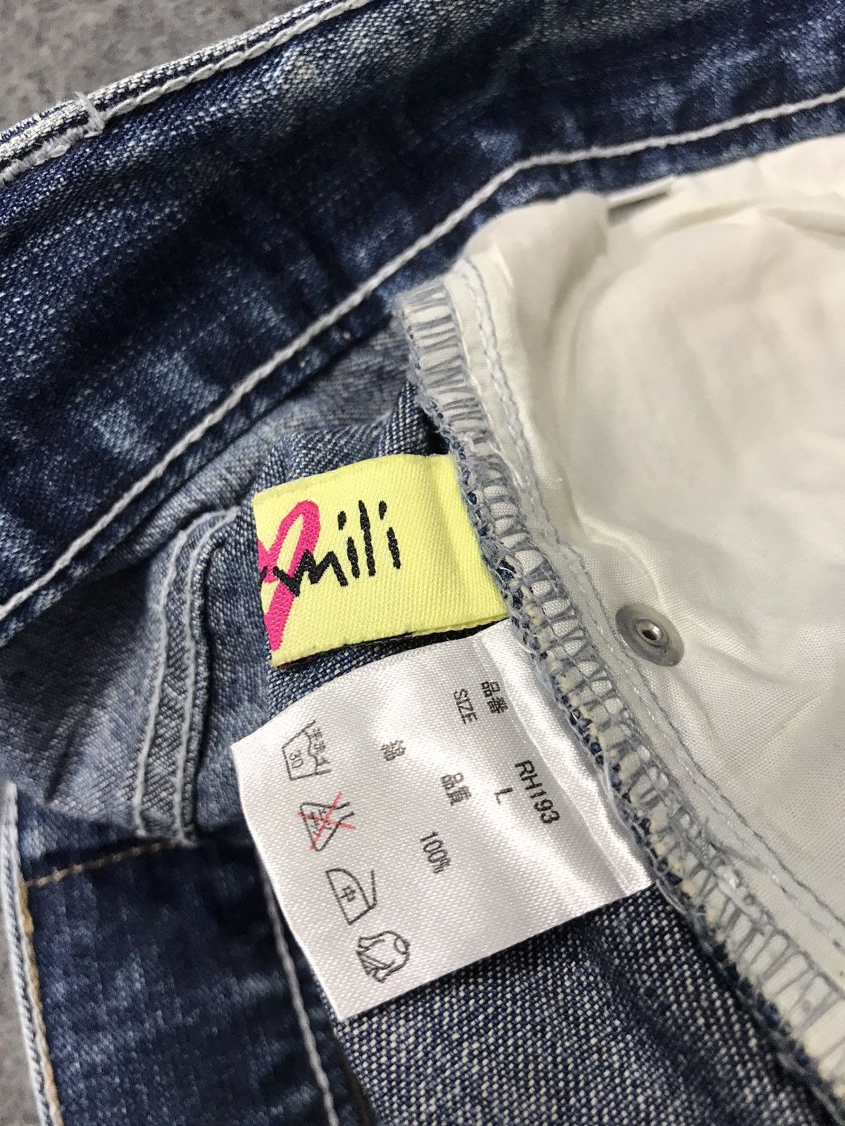 Japanese Brand Mili Mili Regular Fits Zipper With Buckle Distressed Denim Size US 32 / EU 48 - 9 Thumbnail