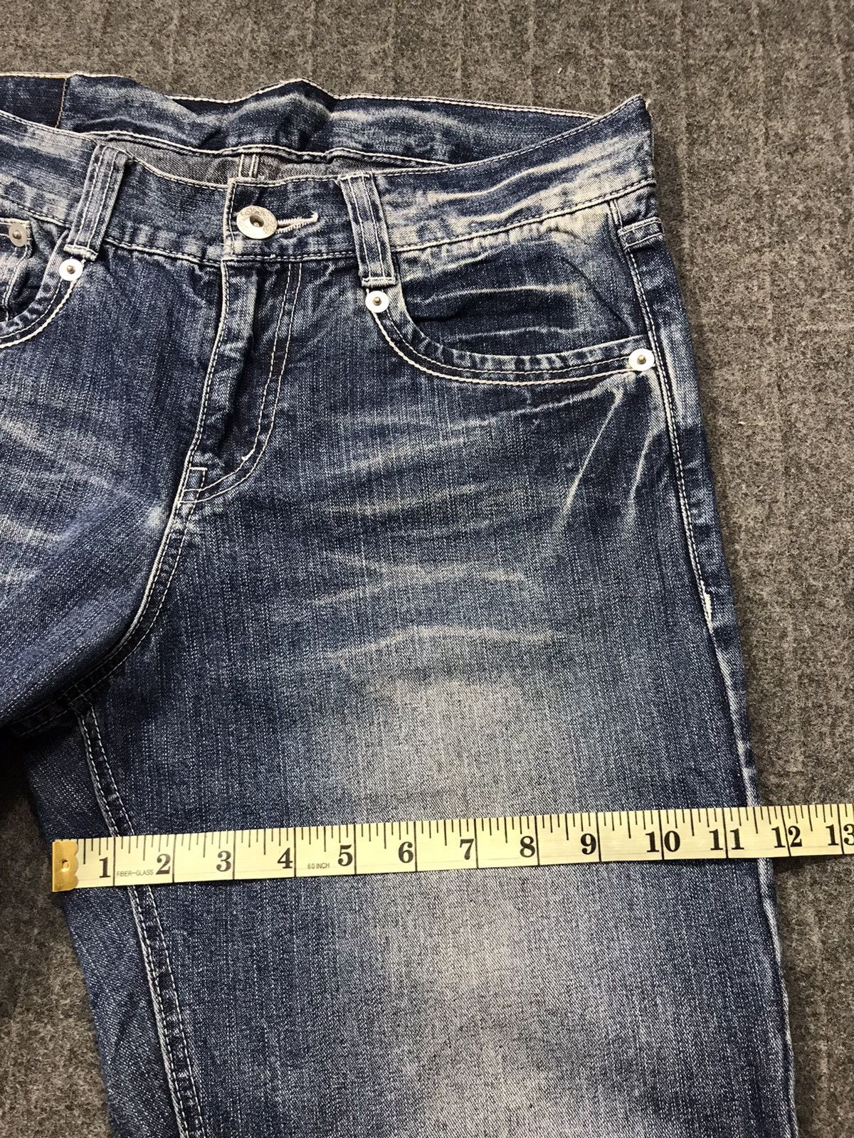 Japanese Brand Mili Mili Regular Fits Zipper With Buckle Distressed Denim Size US 32 / EU 48 - 12 Thumbnail