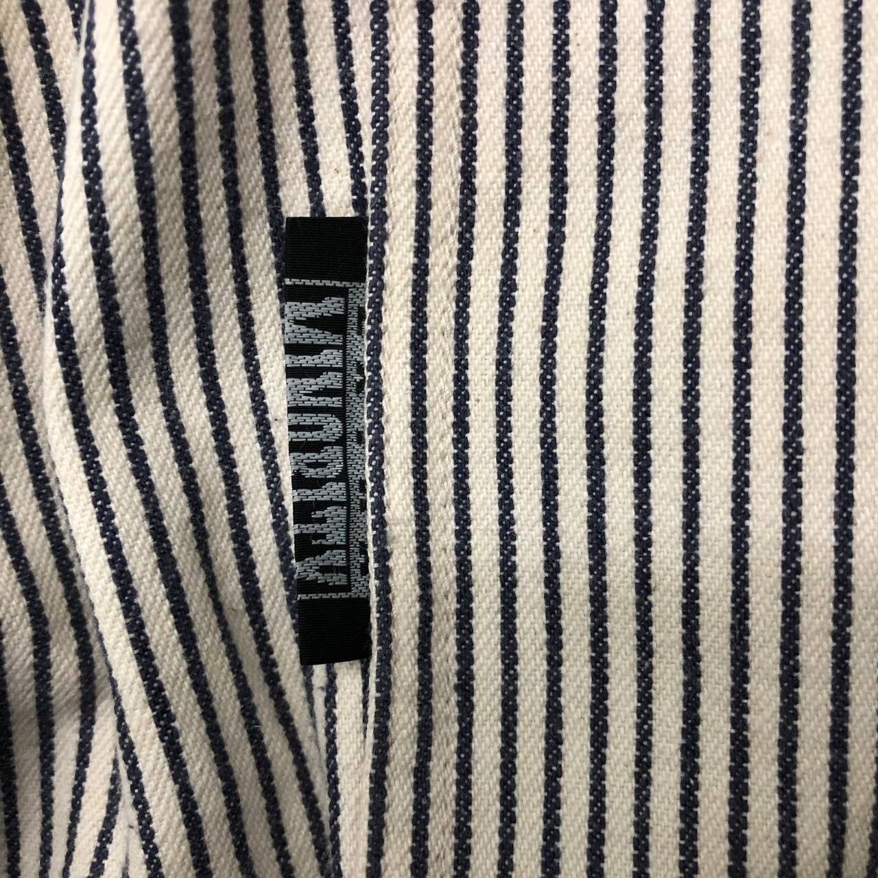 Japanese Brand × Vintage P540 HICKORY STRIPED EXTRA MINORITY x EXPLICIT BAGGY PANTS Size US 32 / EU 48 - 6 Thumbnail