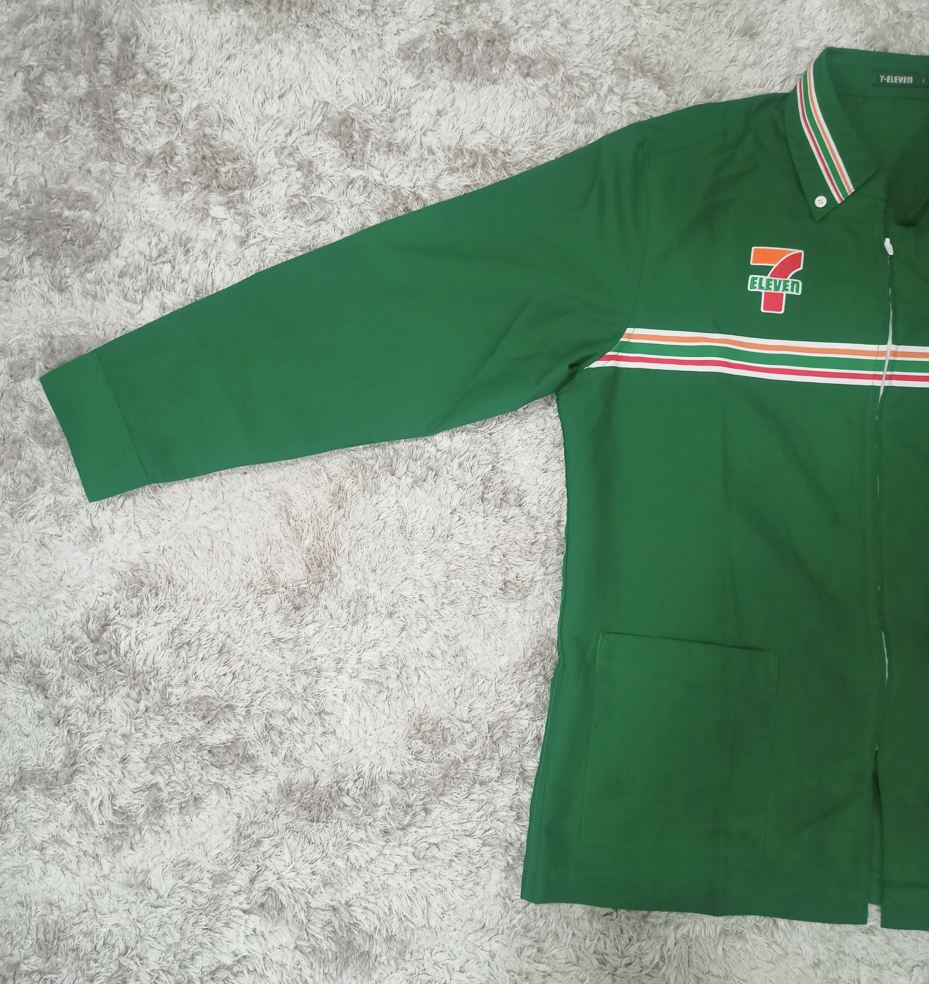 Japanese Brand 🔥 Vintage 7 ELEVEN Shirt Work Jacket Size US L / EU 52-54 / 3 - 12 Thumbnail