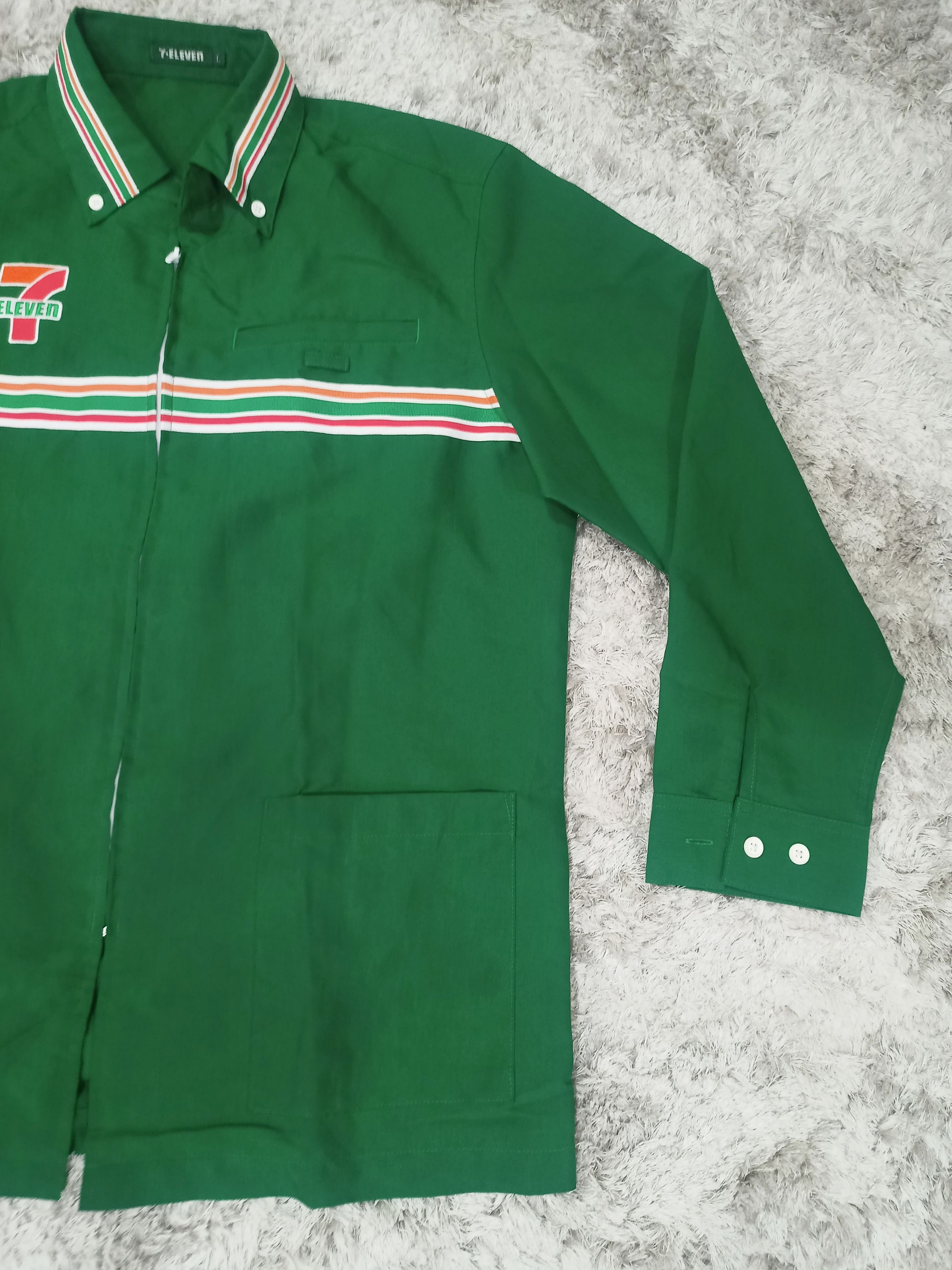 Japanese Brand 🔥 Vintage 7 ELEVEN Shirt Work Jacket Size US L / EU 52-54 / 3 - 5 Thumbnail