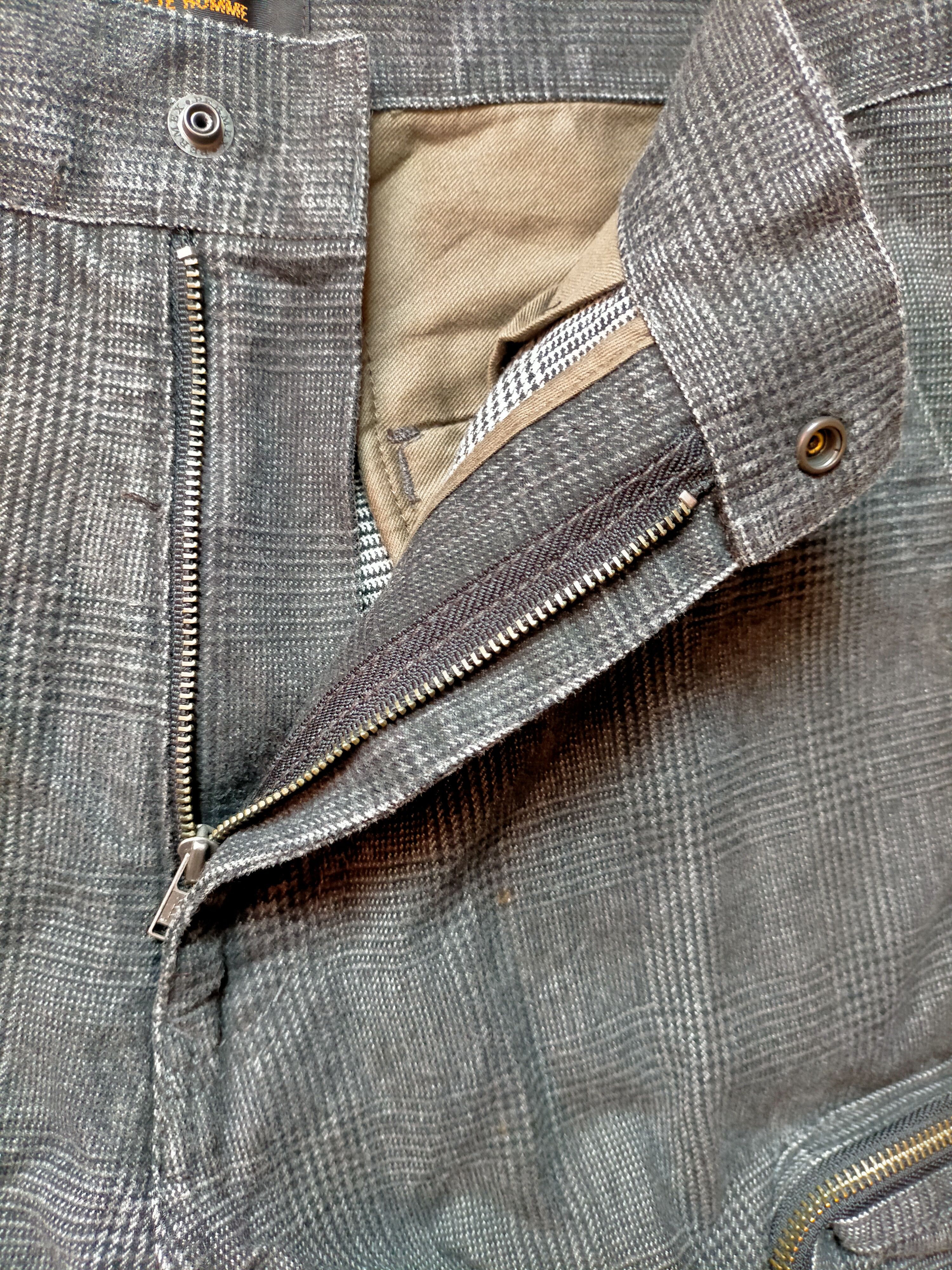 Issey Miyake Tete Homme Cargo Pant Tactical Pocket Tartan Regular Size US 32 / EU 48 - 5 Thumbnail