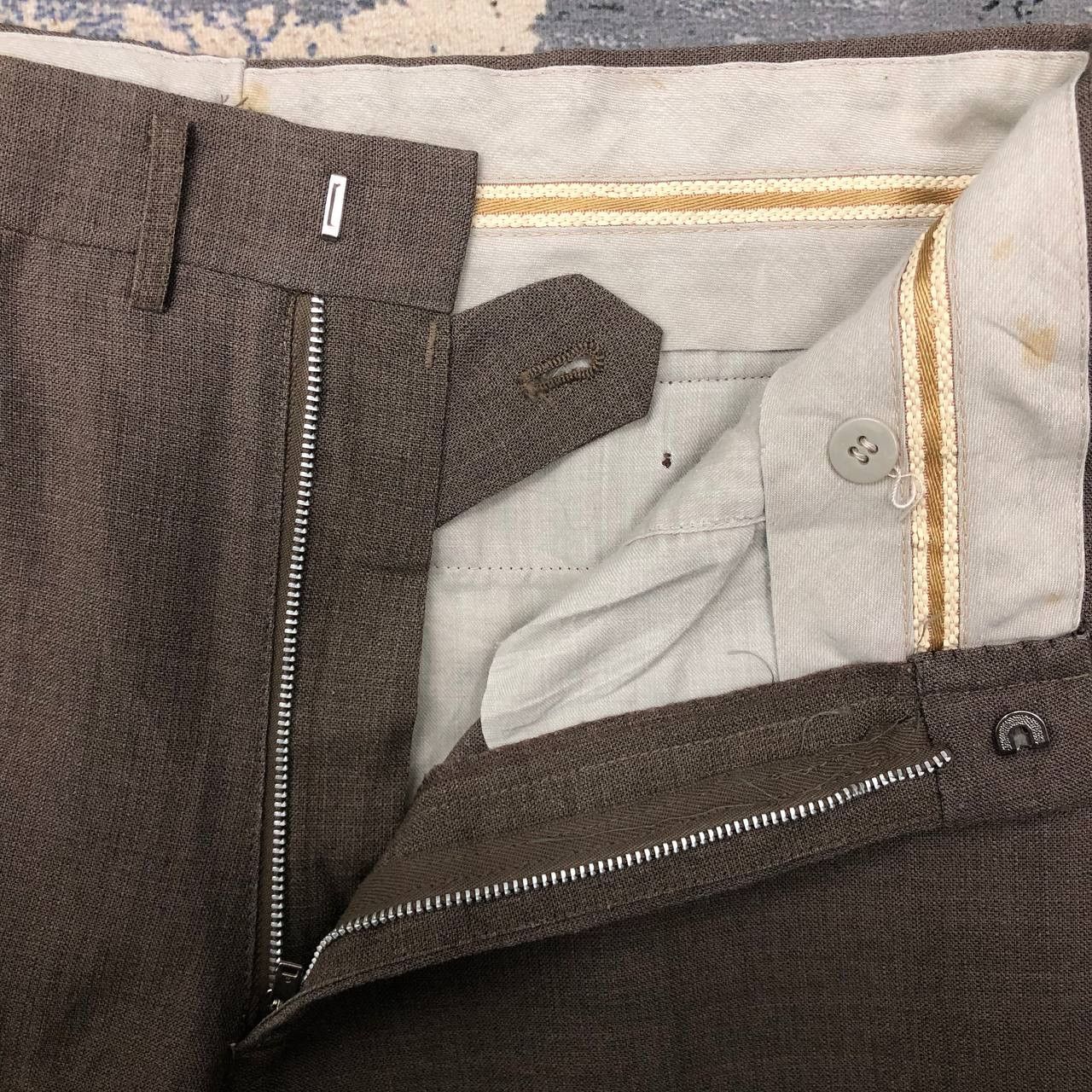 Vintage P546 VTG WINBULL PEAKY BLINDERS STYLE PANTS Size US 29 - 6 Thumbnail