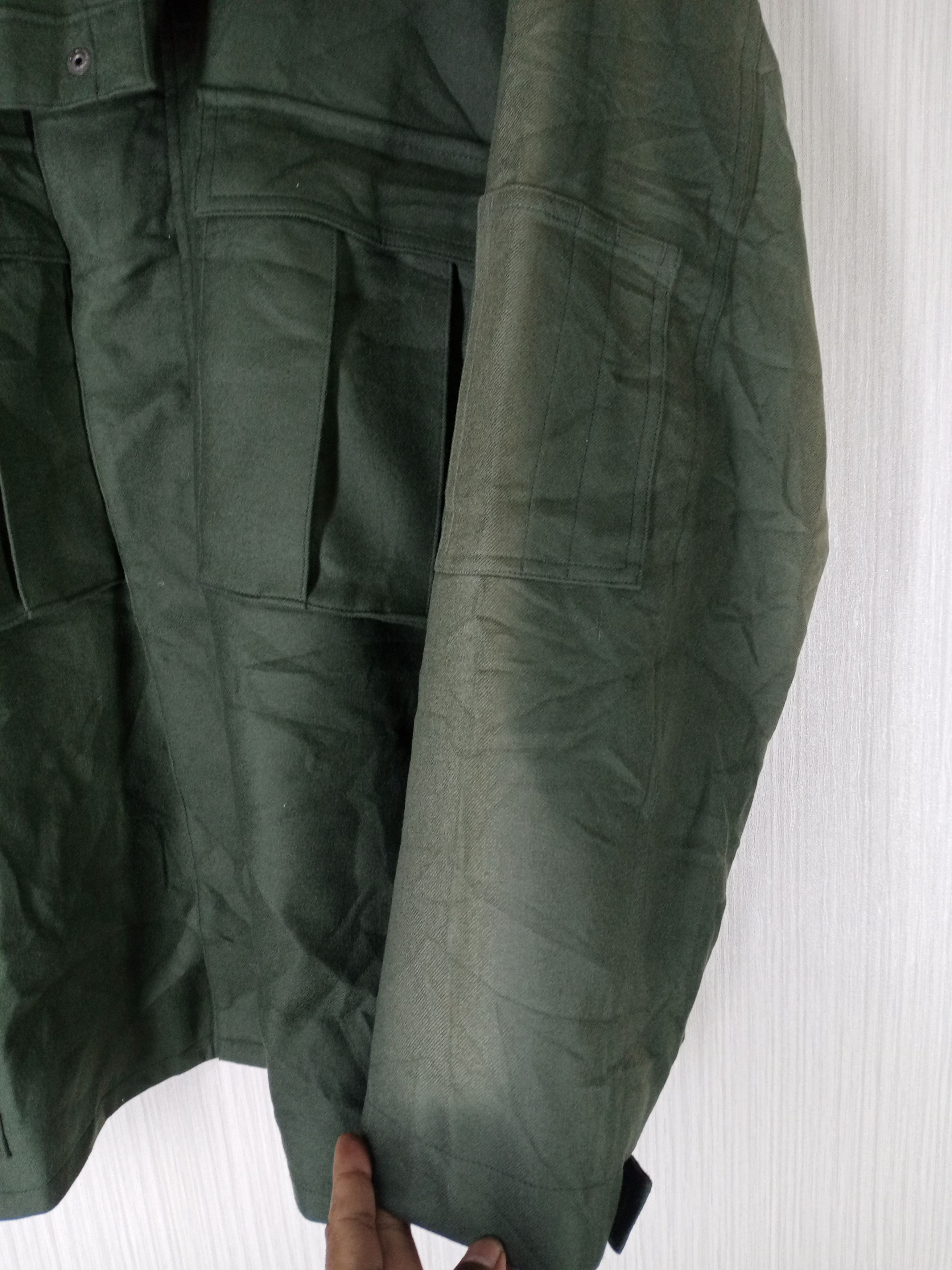 Auralee AURALEE LIGHT MELTON FLIGHT PARKA DISTRESSED Size US XL / EU 56 / 4 - 5 Thumbnail