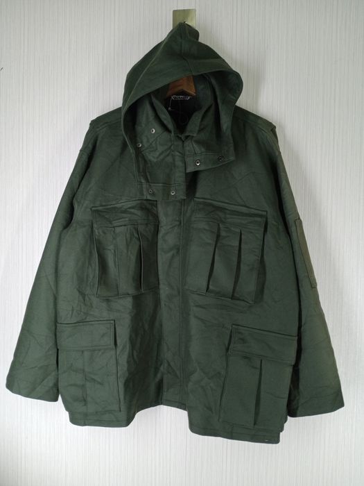 AURALEE LIGHT MELTON FLIGHT PARKA - ミリタリージャケット