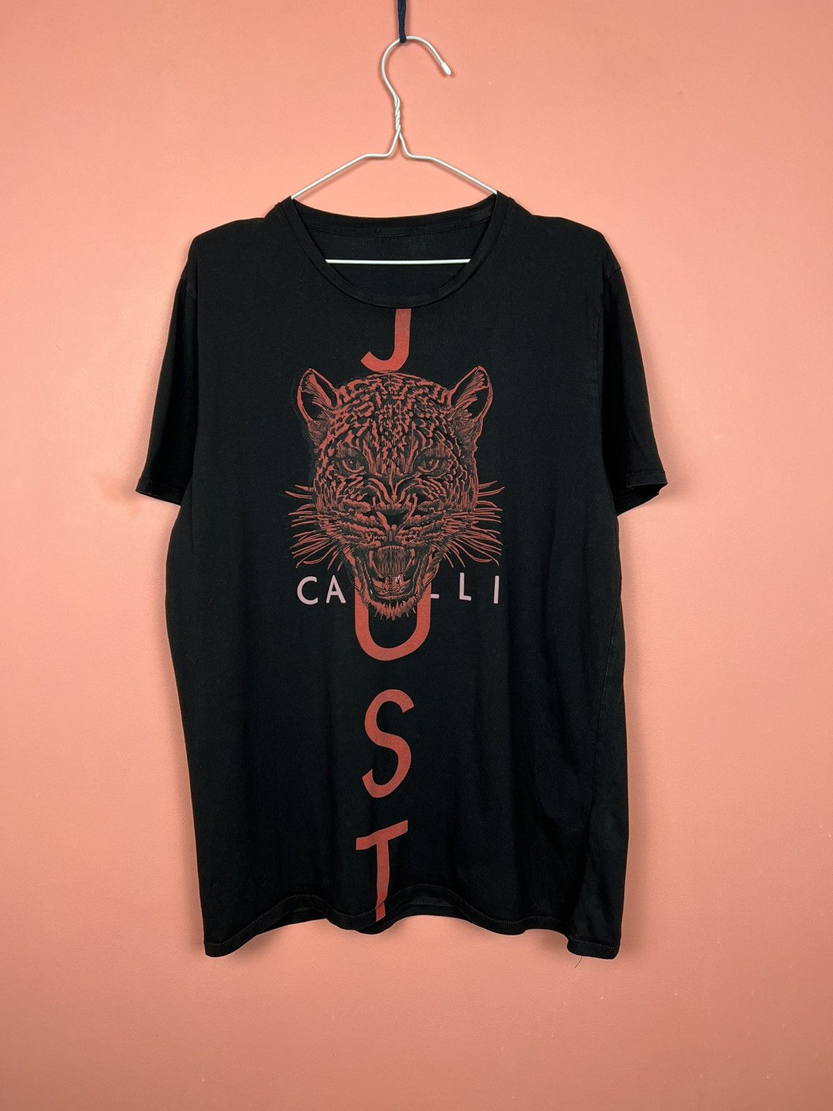 Just Cavalli Just cavallli tee shirt streetwear luxury black Size US XL / EU 56 / 4 - 1 Thumbnail