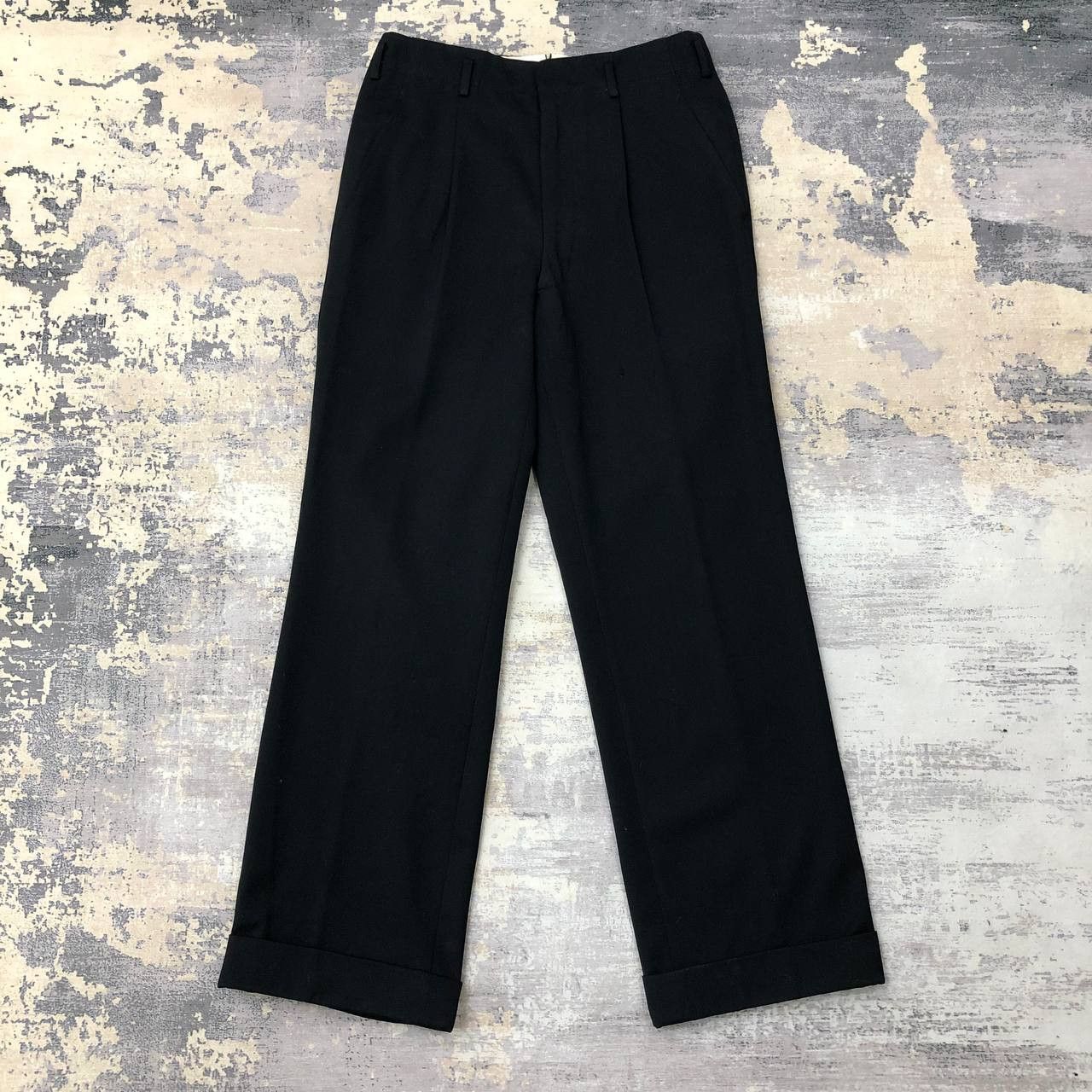 Vintage P545 PEAKY BLINDERS STYLE VTG CAPITAL DELUXE WOOL PANTS | Grailed