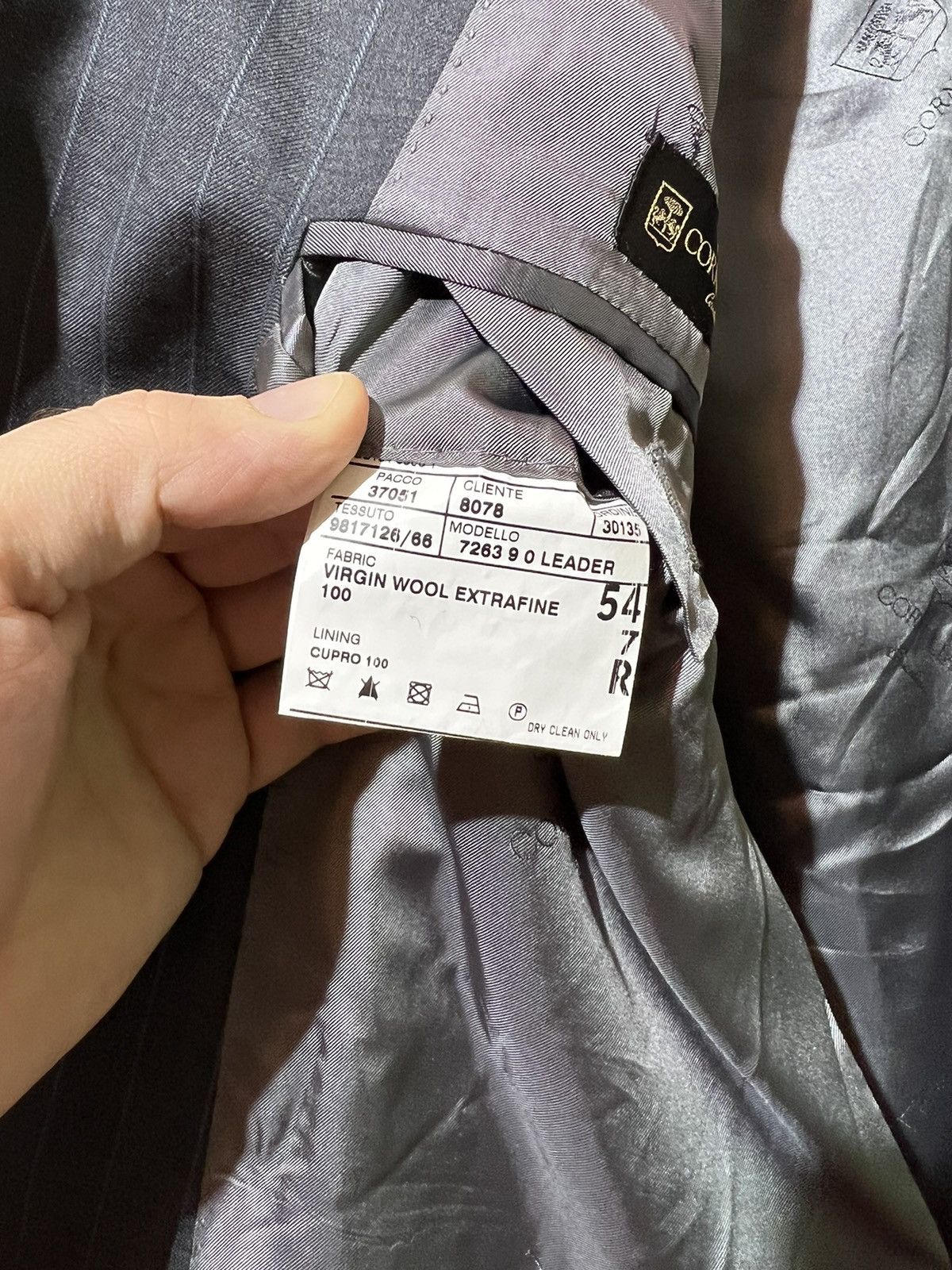 Corneliani Corneliani wool blazer super 150 bijleveld classic Size 54R - 8 Thumbnail