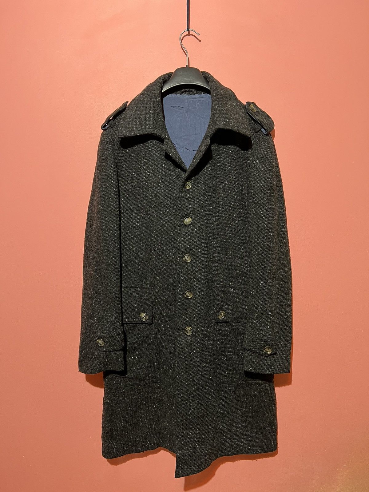 Suitsupply wool blend coat military vintage classic