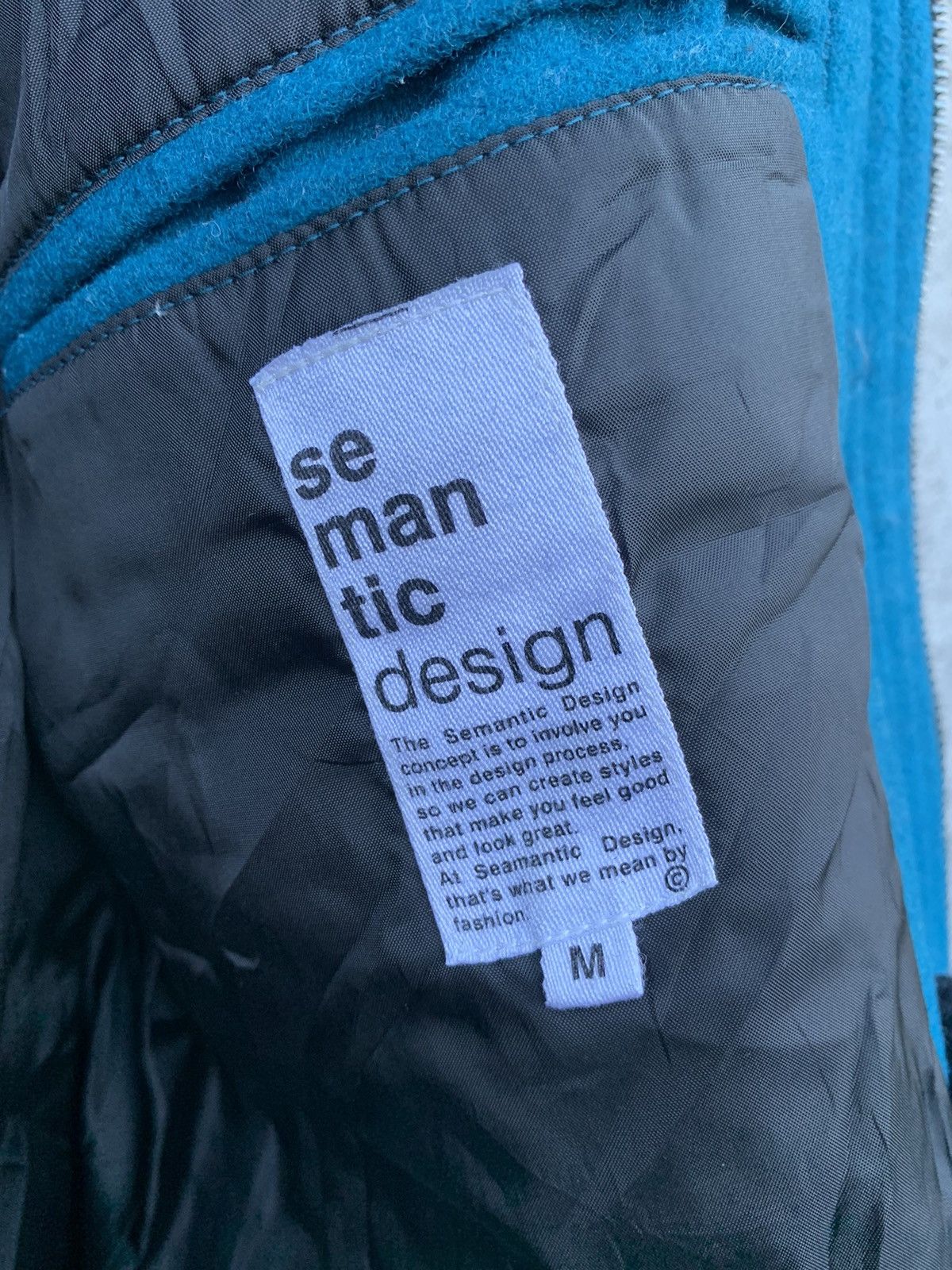 Japanese Brand × semanticdesign semantic design wool zipper jacket Size US M / EU 48-50 / 2 - 6 Thumbnail