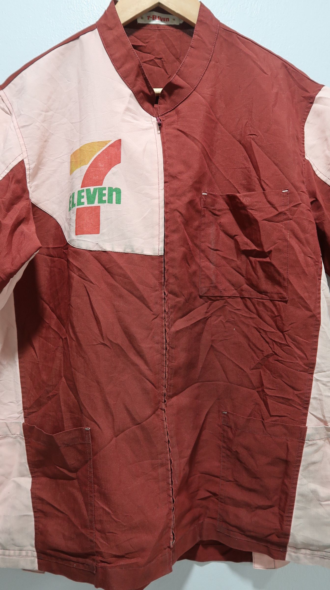 Japanese Brand Vintage 7-Eleven Uniform Workers Collection Shirts Size US L / EU 52-54 / 3 - 4 Thumbnail