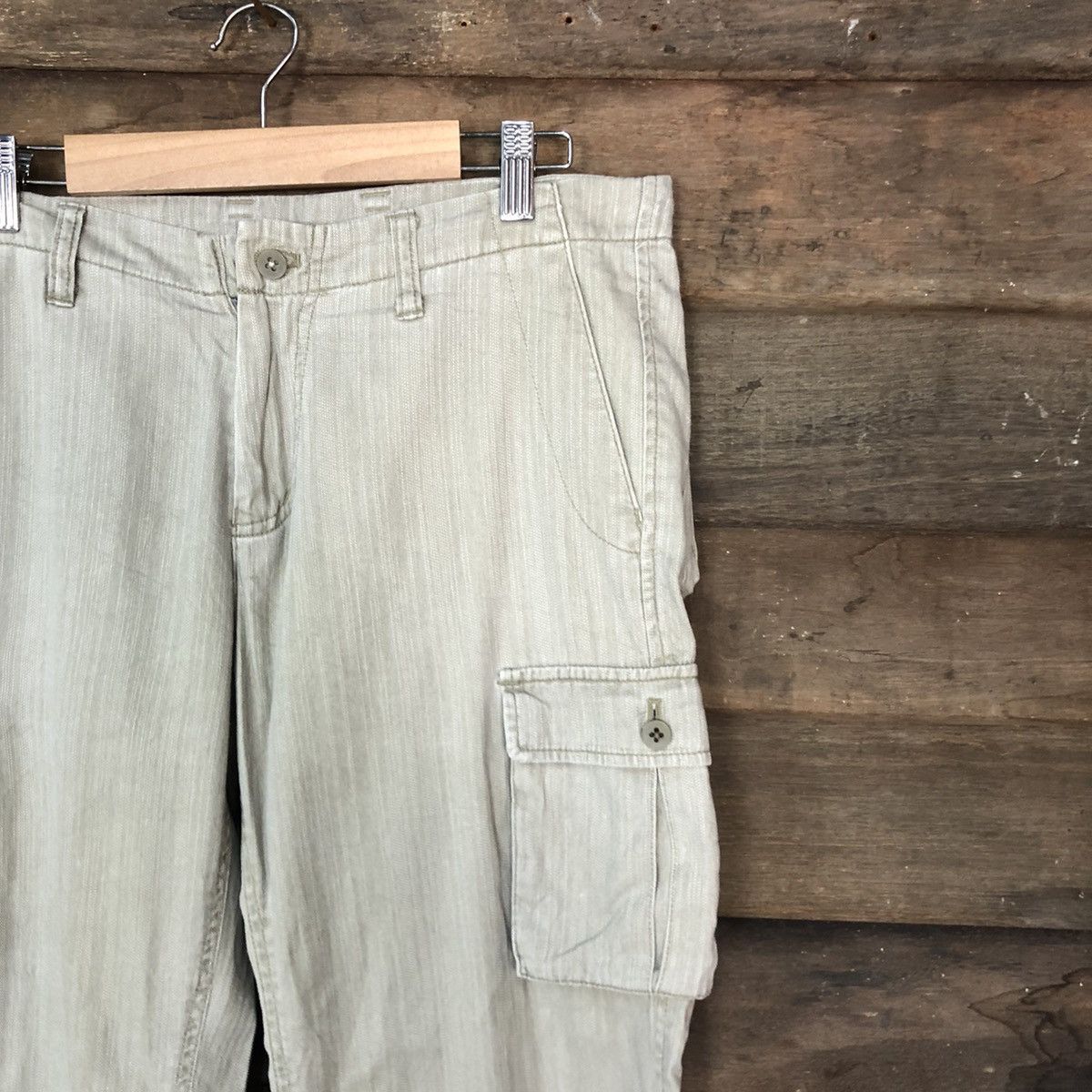 Comme Ca Ism DLL Comme Ca Model Light Grey Multipocket Cargo Pants #c983 Size US 30 / EU 46 - 5 Thumbnail