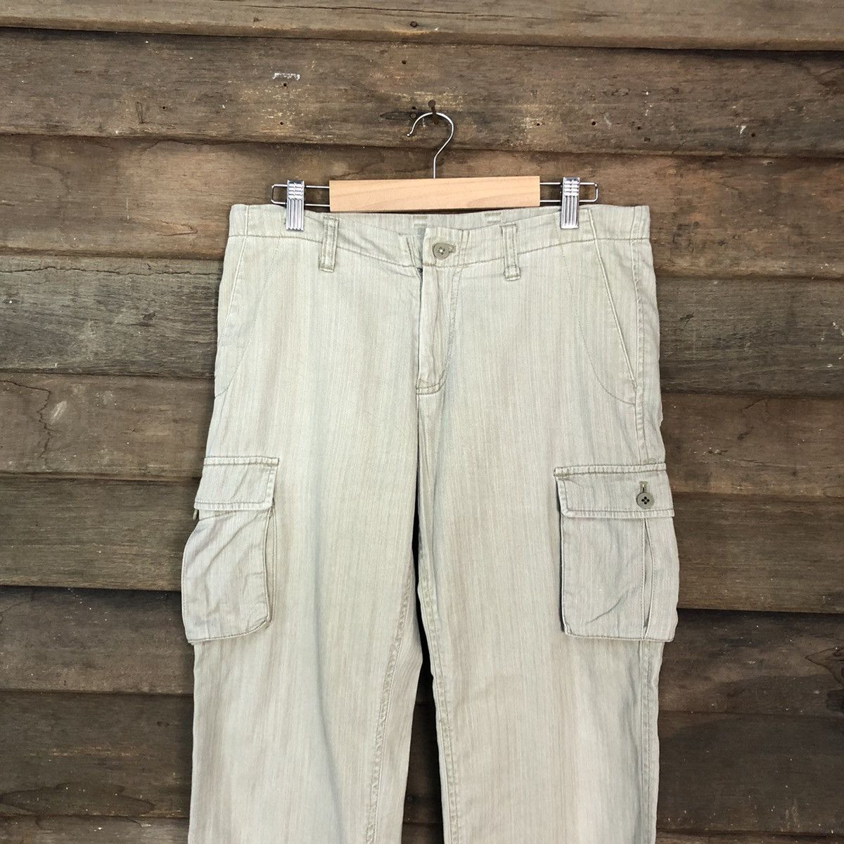 Comme Ca Ism DLL Comme Ca Model Light Grey Multipocket Cargo Pants #c983 Size US 30 / EU 46 - 2 Thumbnail