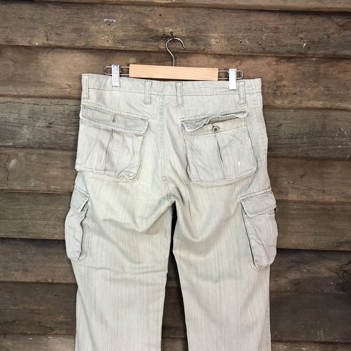 Comme Ca Ism DLL Comme Ca Model Light Grey Multipocket Cargo Pants #c983 Size US 30 / EU 46 - 9 Thumbnail