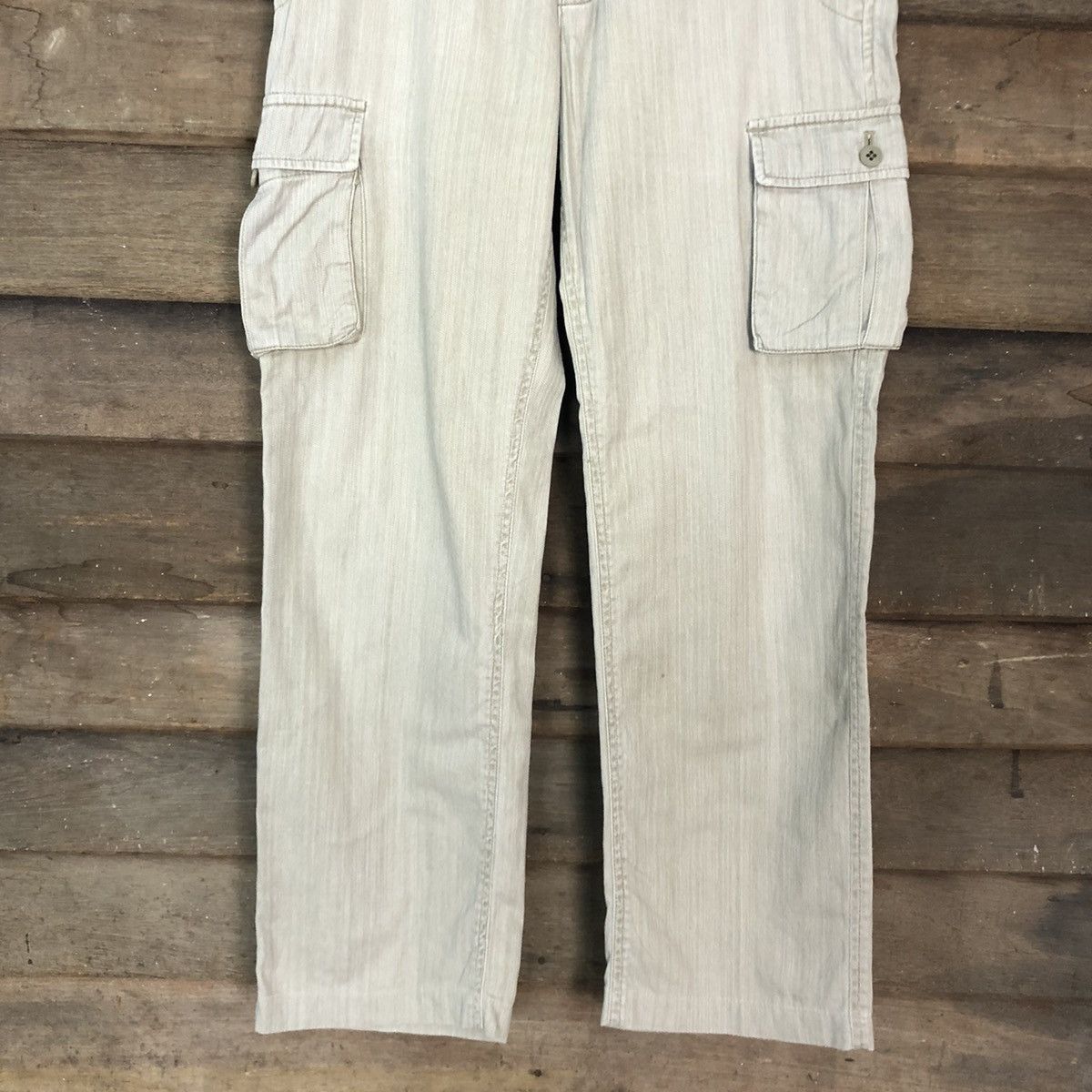 Comme Ca Ism DLL Comme Ca Model Light Grey Multipocket Cargo Pants #c983 Size US 30 / EU 46 - 3 Thumbnail