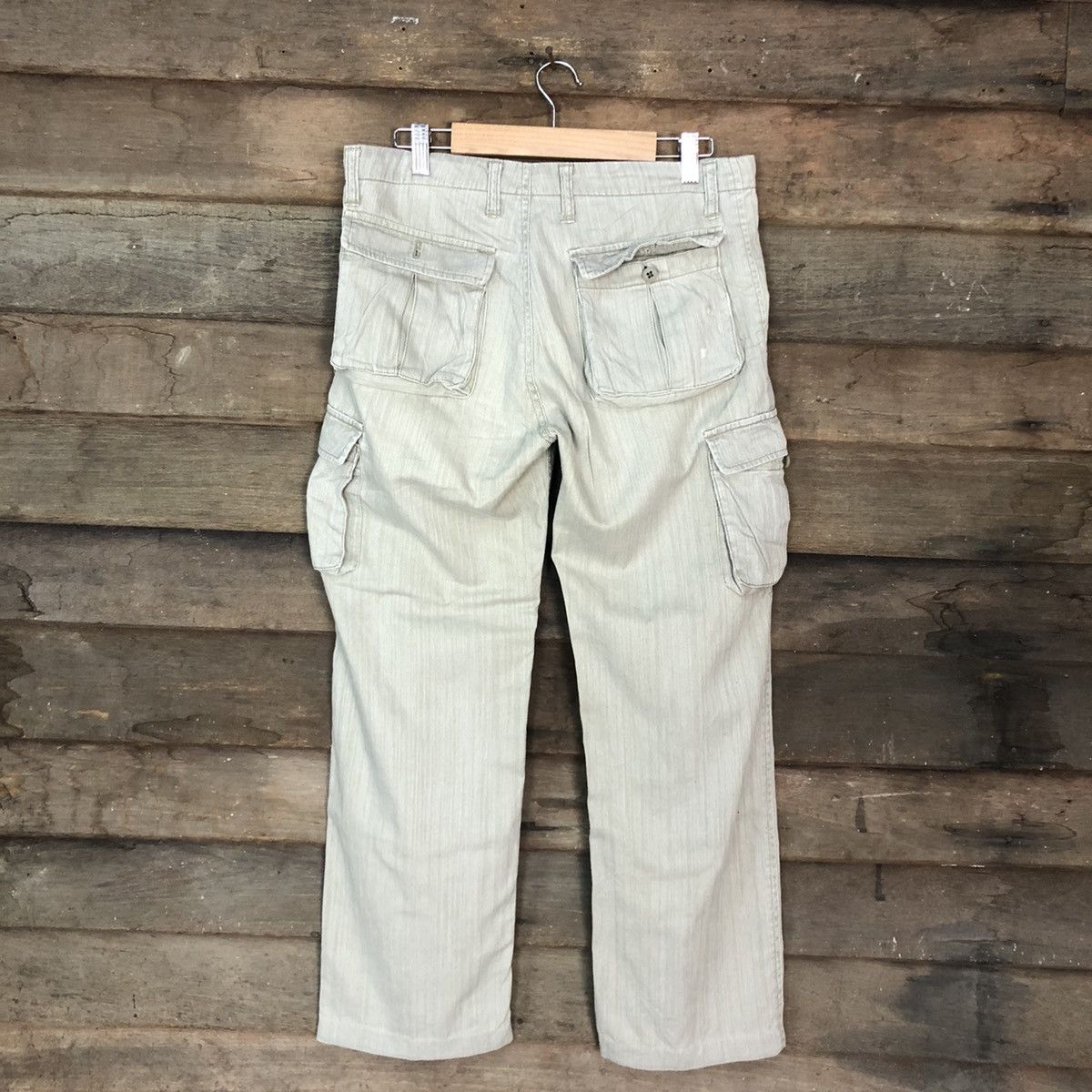 Comme Ca Ism DLL Comme Ca Model Light Grey Multipocket Cargo Pants #c983 Size US 30 / EU 46 - 8 Thumbnail