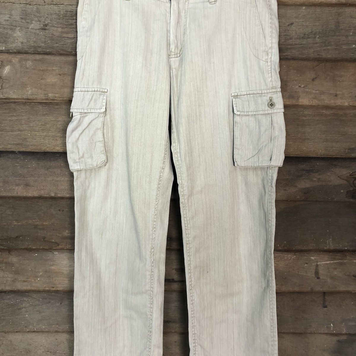 Comme Ca Ism DLL Comme Ca Model Light Grey Multipocket Cargo Pants #c983 Size US 30 / EU 46 - 4 Thumbnail