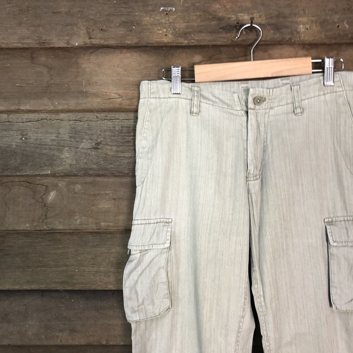 Comme Ca Ism DLL Comme Ca Model Light Grey Multipocket Cargo Pants #c983 Size US 30 / EU 46 - 6 Thumbnail