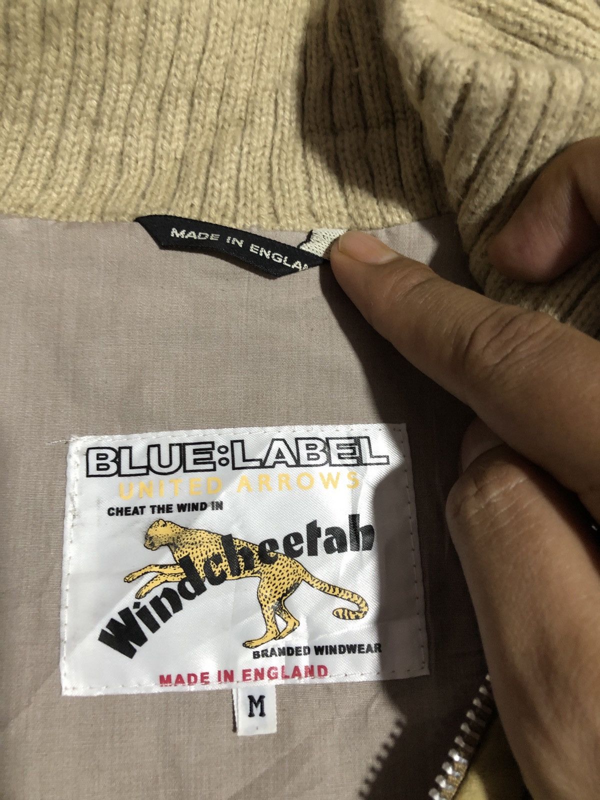 United Arrows × Vintage BLUE LABEL UNITED ARRROW WINDCHEETAH JACKET MADE IN ENGLAND Size US M / EU 48-50 / 2 - 7 Thumbnail