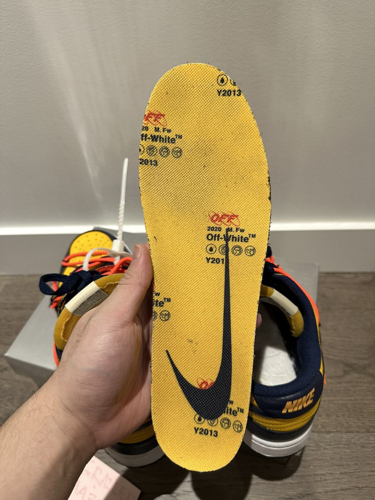 Nike × Off-White Nike Offwhite Michigan Dunk Low Size US 10 / EU 43 - 12 Thumbnail