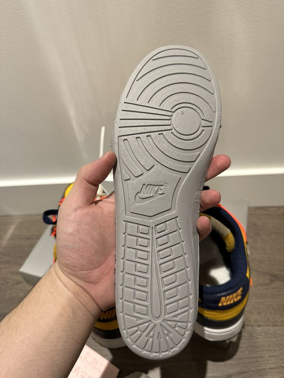 Nike × Off-White Nike Offwhite Michigan Dunk Low Size US 10 / EU 43 - 13 Thumbnail