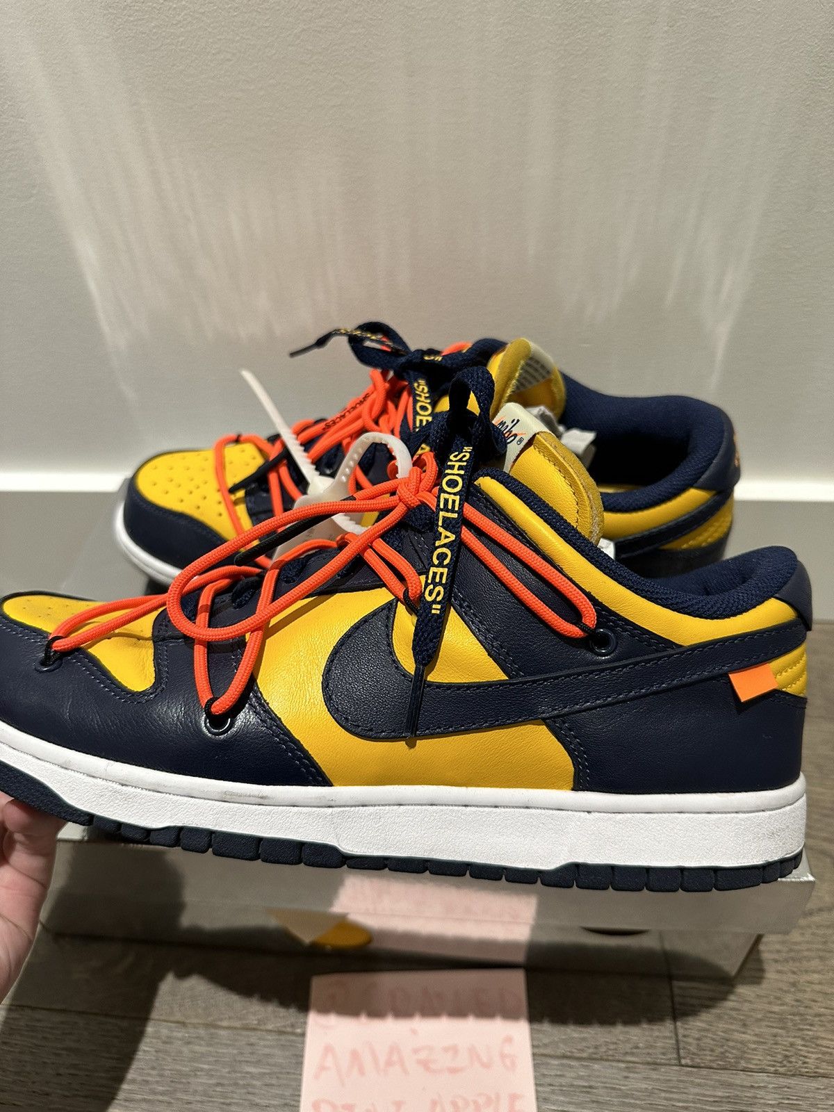 Nike × Off-White Nike Offwhite Michigan Dunk Low Size US 10 / EU 43 - 2 Thumbnail