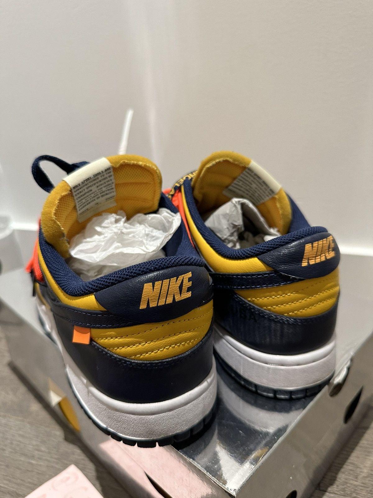 Nike × Off-White Nike Offwhite Michigan Dunk Low Size US 10 / EU 43 - 3 Thumbnail