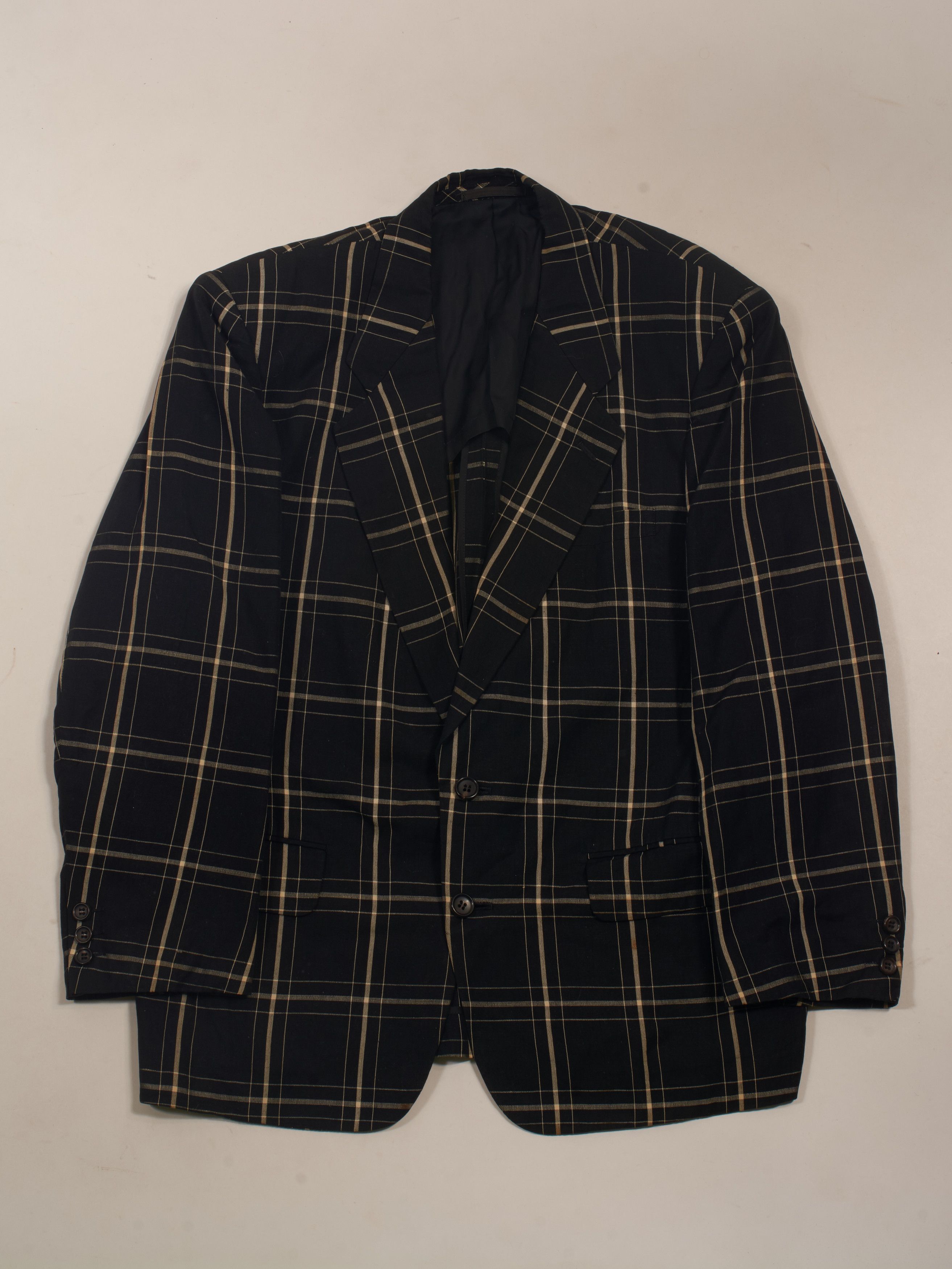 image of Comme Des Garcons Hemp Blazer in Black, Men's (Size Small)