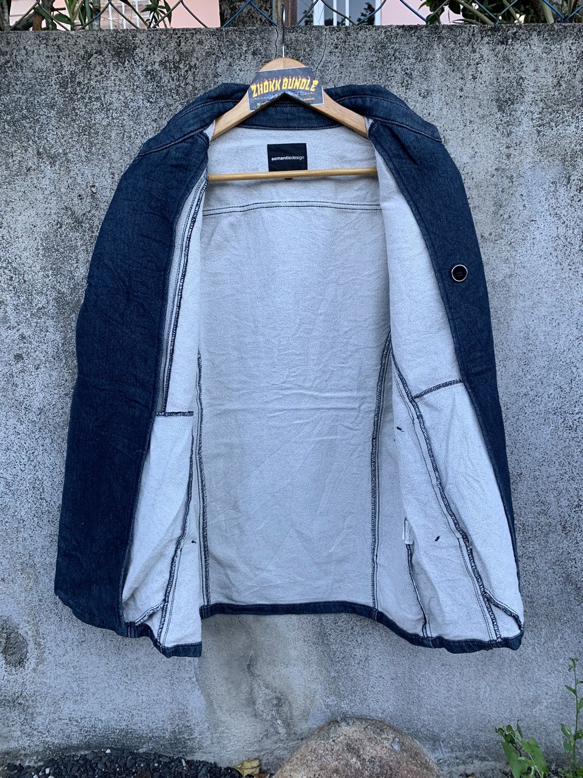 Japanese Brand × semanticdesign Semantic Design Double breasted jacket Size US XL / EU 56 / 4 - 4 Thumbnail