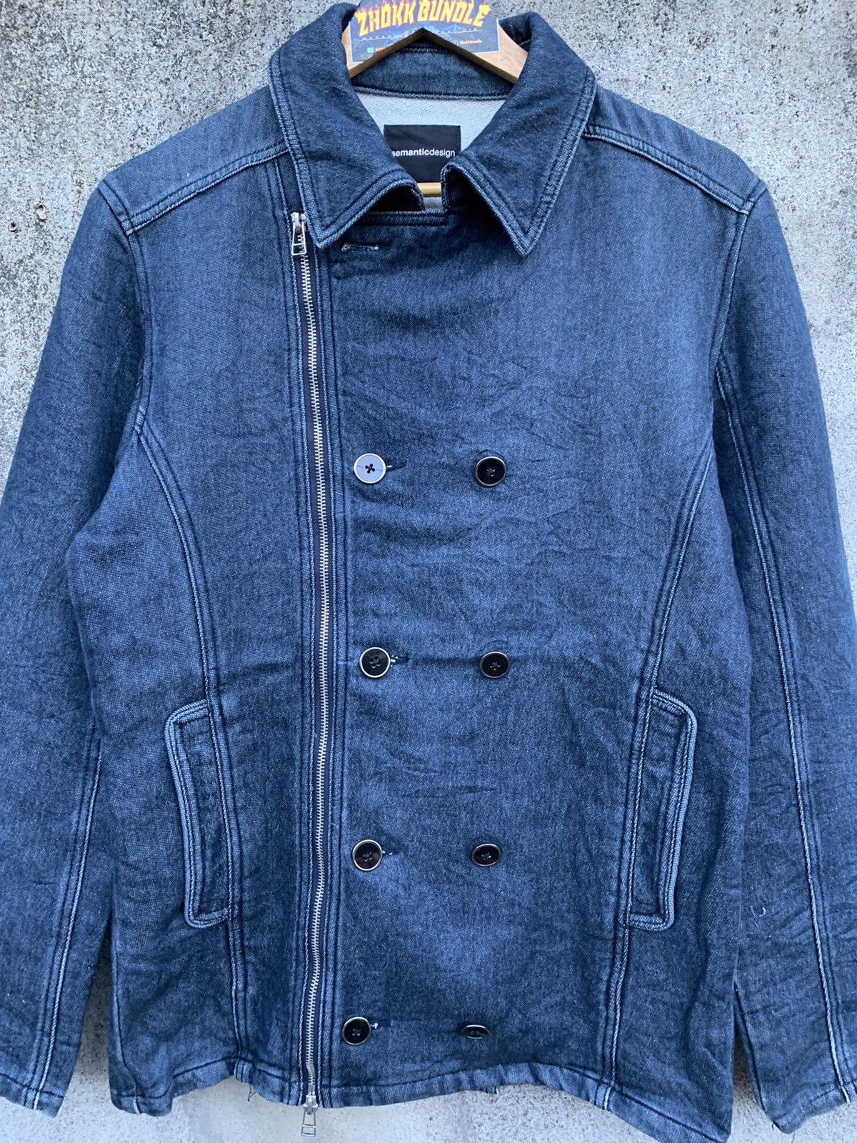 Japanese Brand × semanticdesign Semantic Design Double breasted jacket Size US XL / EU 56 / 4 - 3 Thumbnail