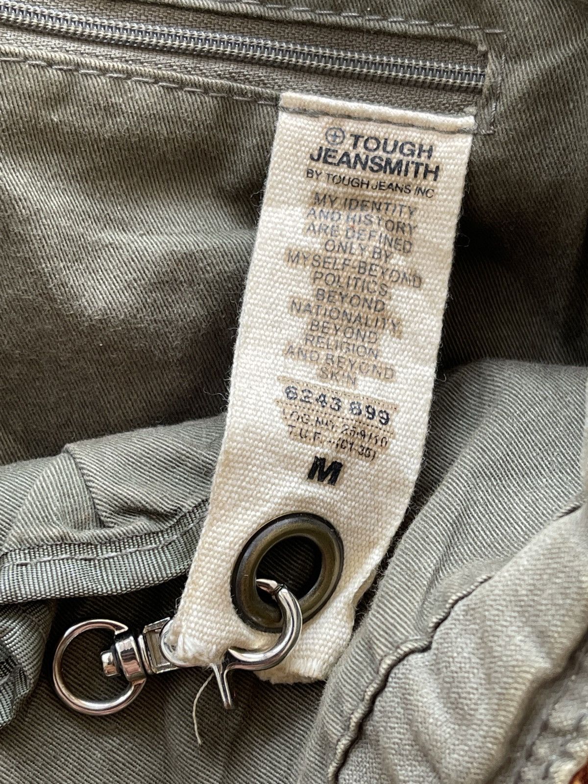 Vintage Tough Jeansmith Military Surplus Leather Slingbag Size ONE SIZE - 20 Thumbnail
