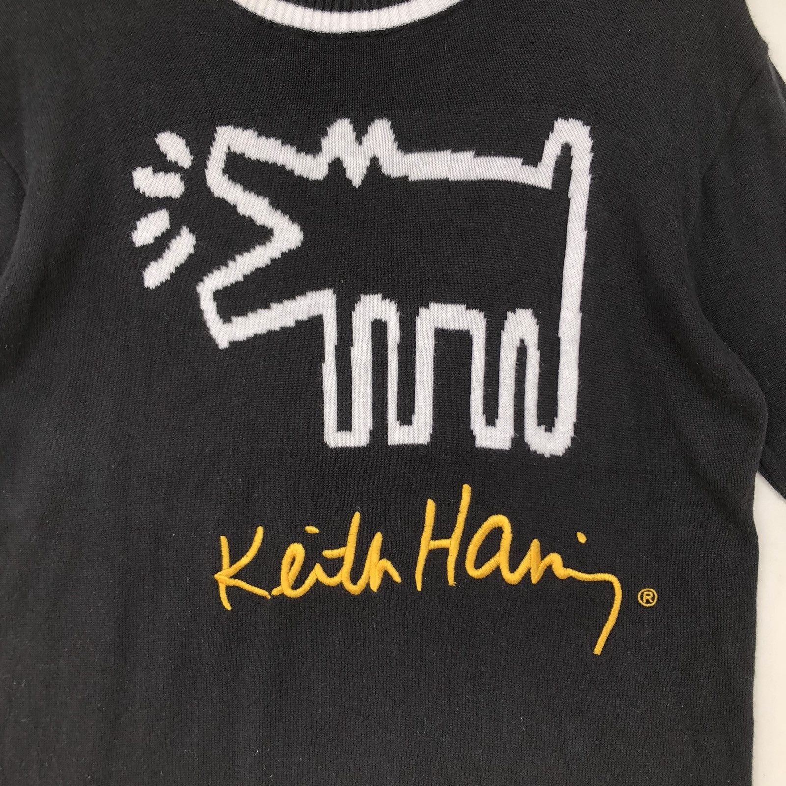 Keith Haring Browny X Keith Haring Spellout Big Logo Art T Shirt Size US M / EU 48-50 / 2 - 2 Thumbnail