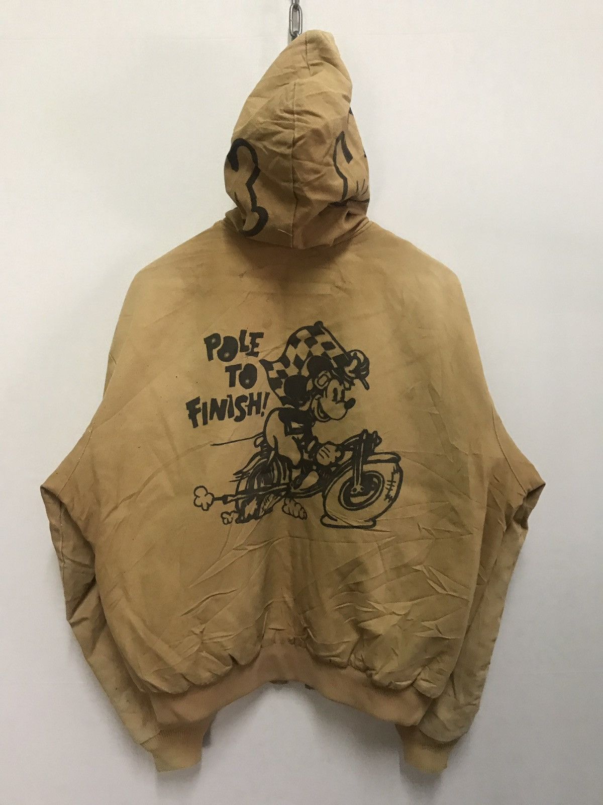 Vintage Mickey Racer Hoodie Zipper Jacket Sweater Streetwear Style Size US L / EU 52-54 / 3 - 1 Thumbnail