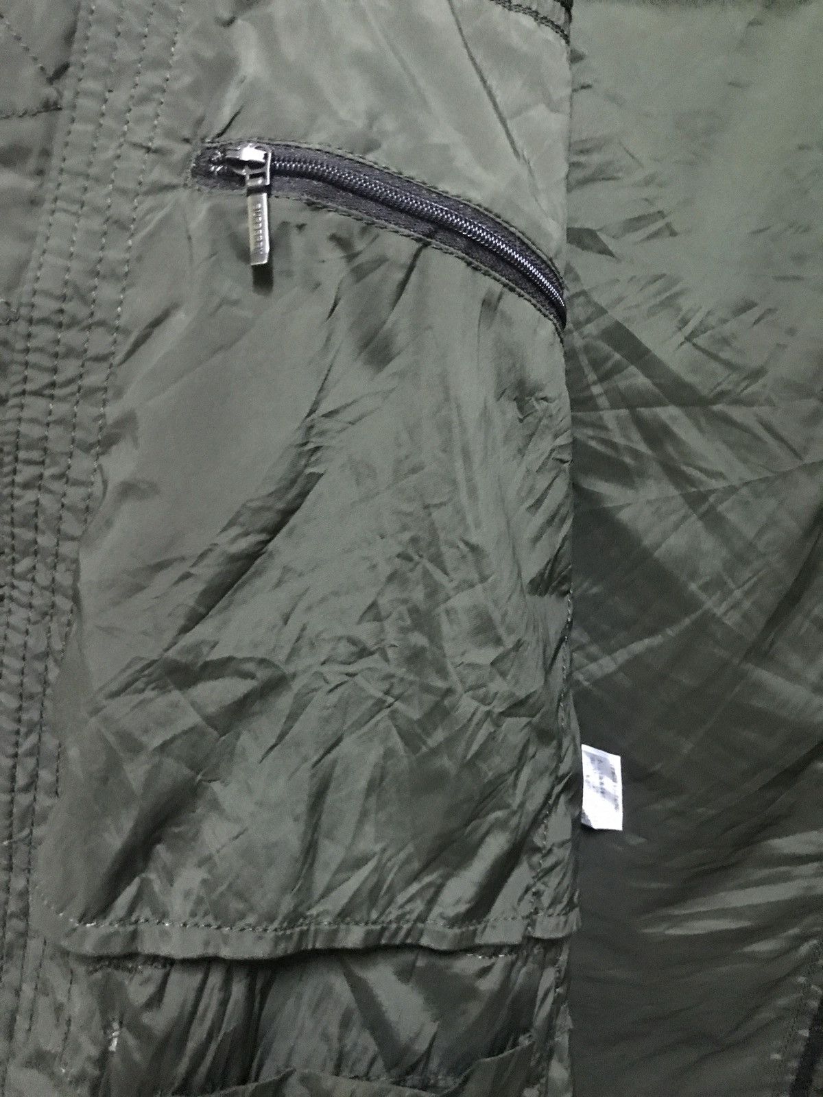 Black Label BURBERRY BLACK LABEL NYLON ZIPPER JACKET GREEN ARMY Size US M / EU 48-50 / 2 - 13 Thumbnail