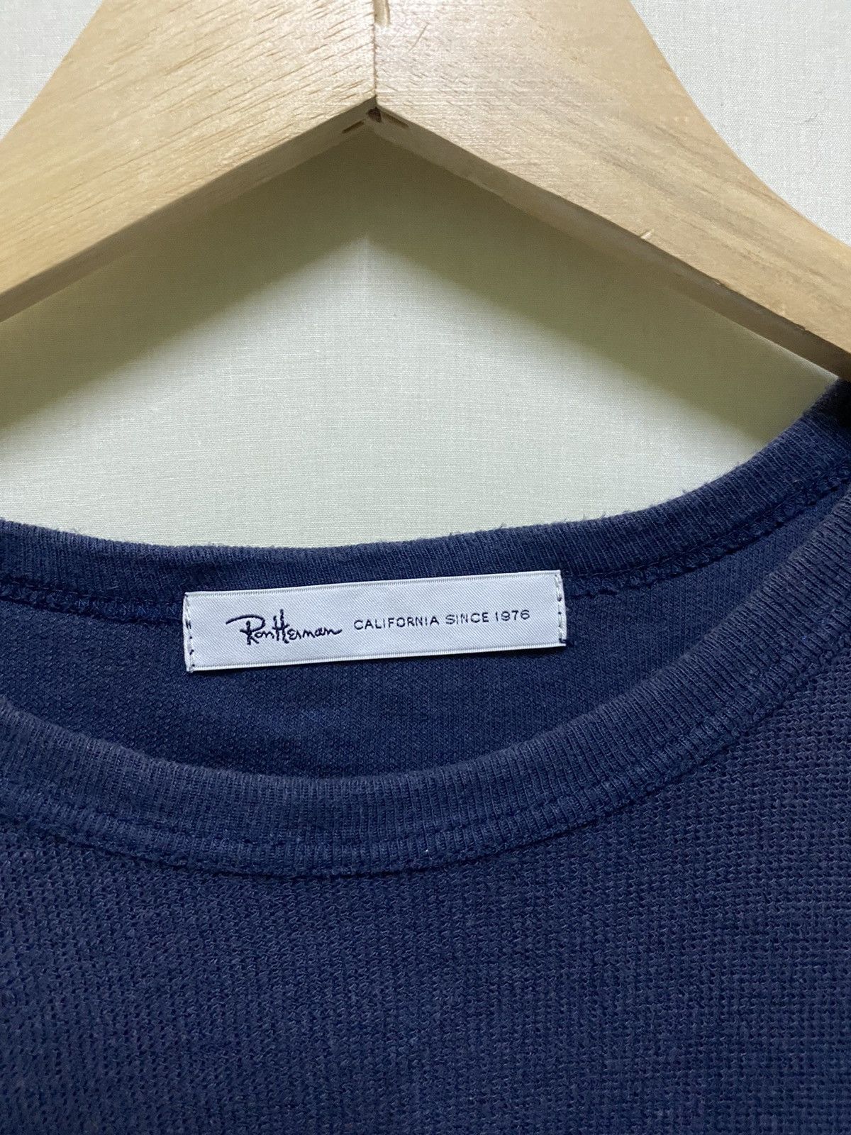 Japanese Brand × Ron Herman Indigo Plain T Shirt By Ron Herman Size US M / EU 48-50 / 2 - 3 Thumbnail