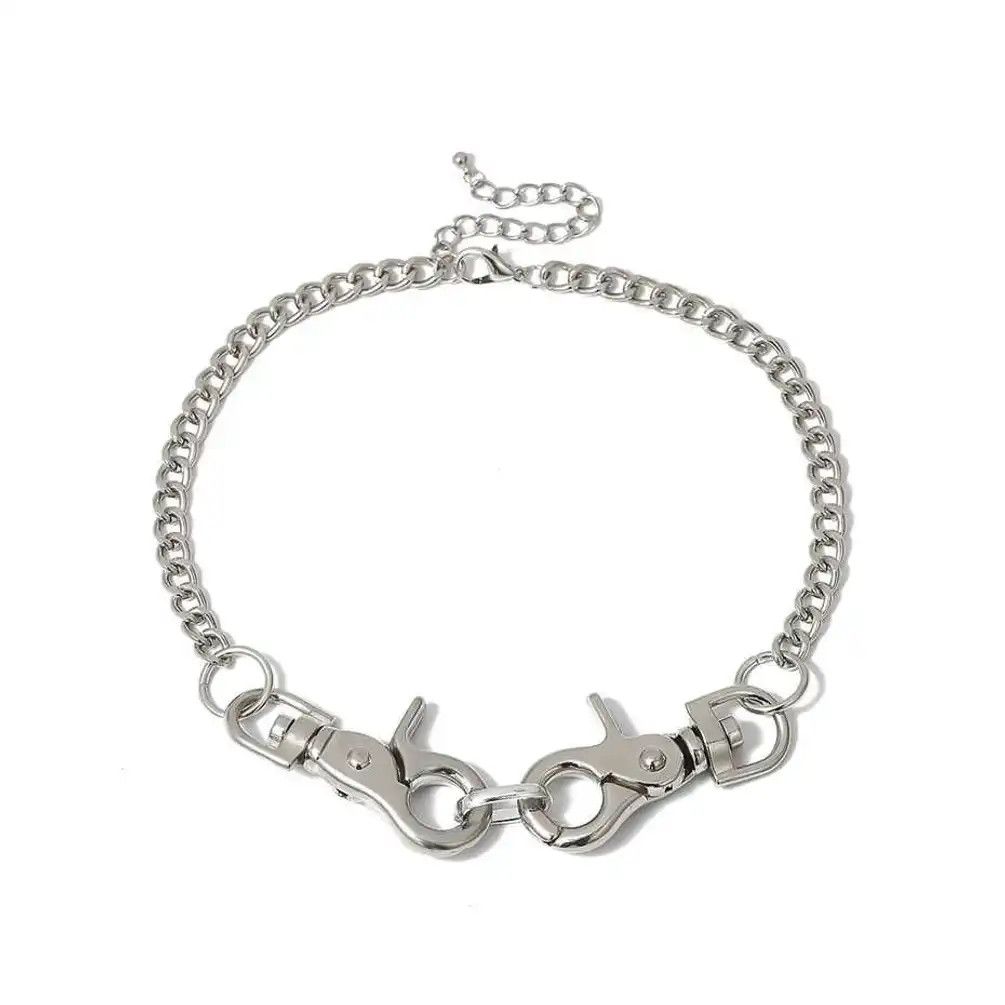 Jewelry Big Clasp Choker Necklace Size ONE SIZE - 5 Thumbnail
