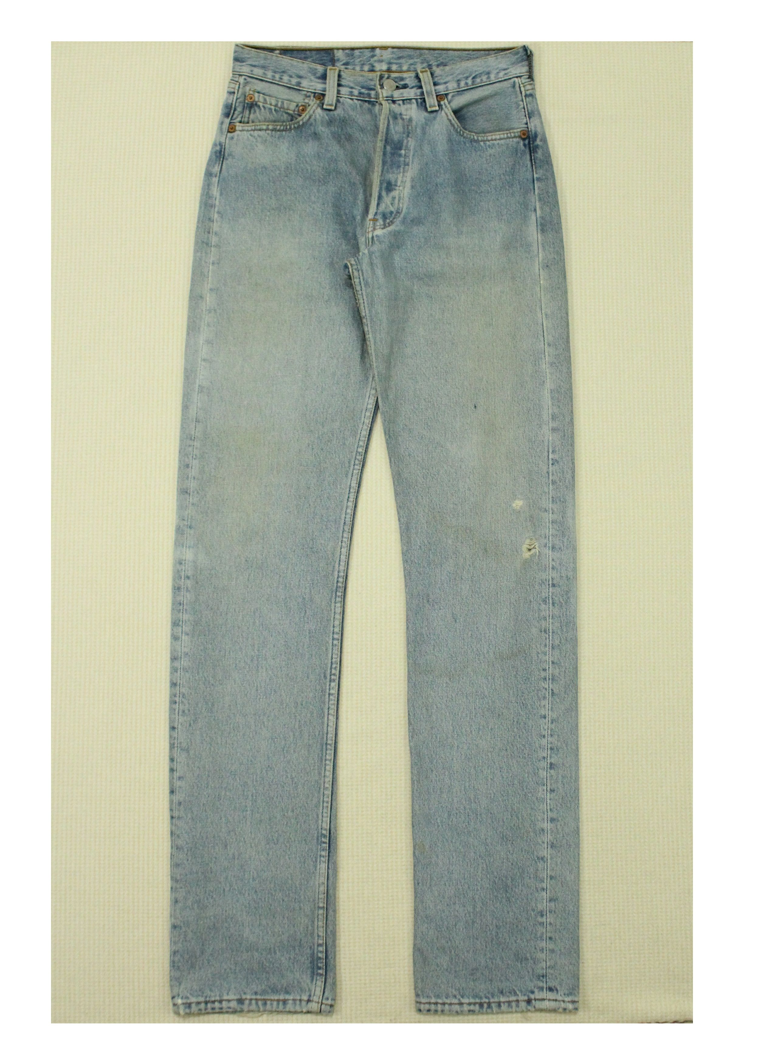 Vintage LEVIS 501 Jeans Washed Size W28 L34